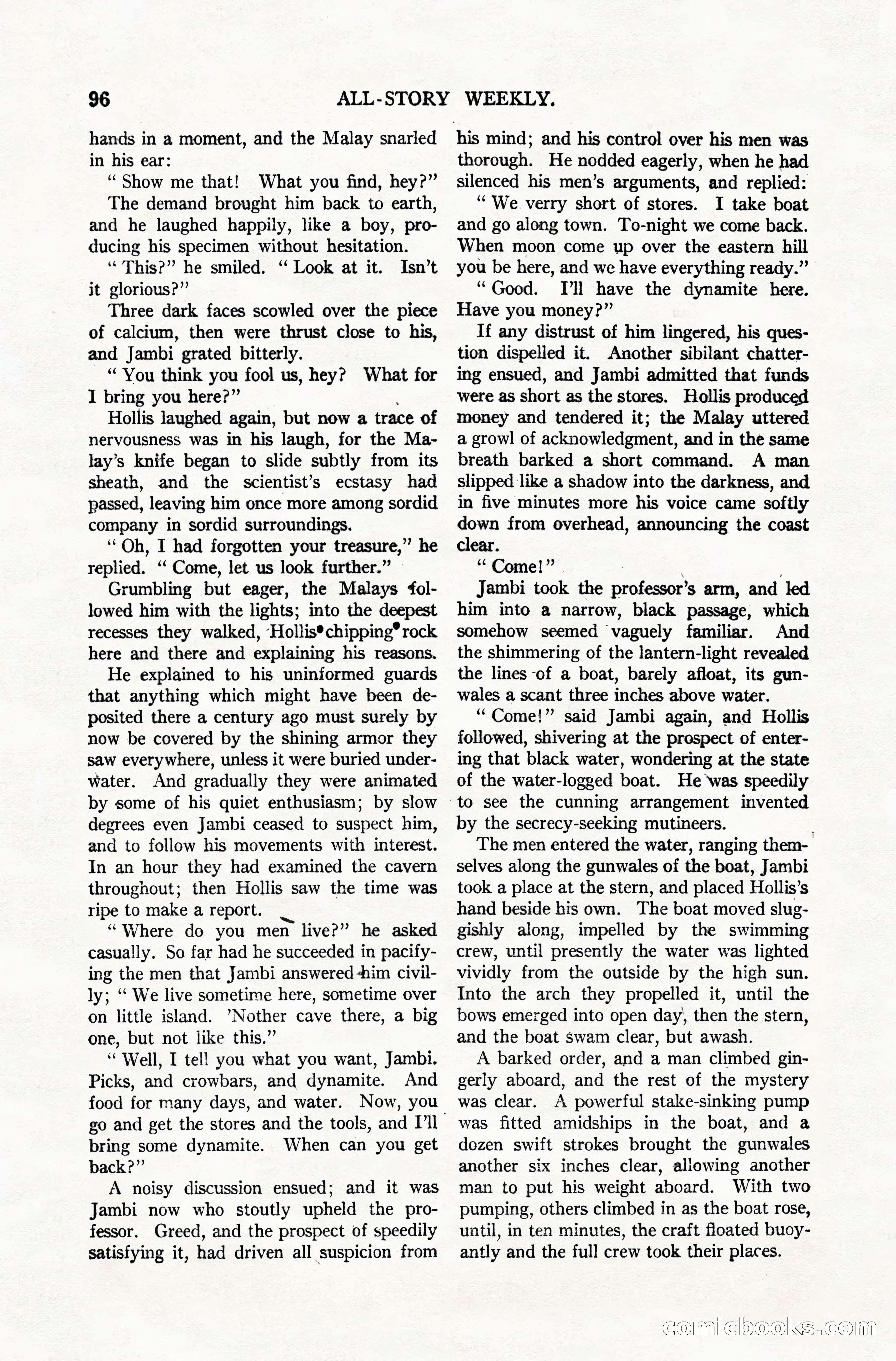 All-Story Weekly, December 20, 1919 — page 106 of 172