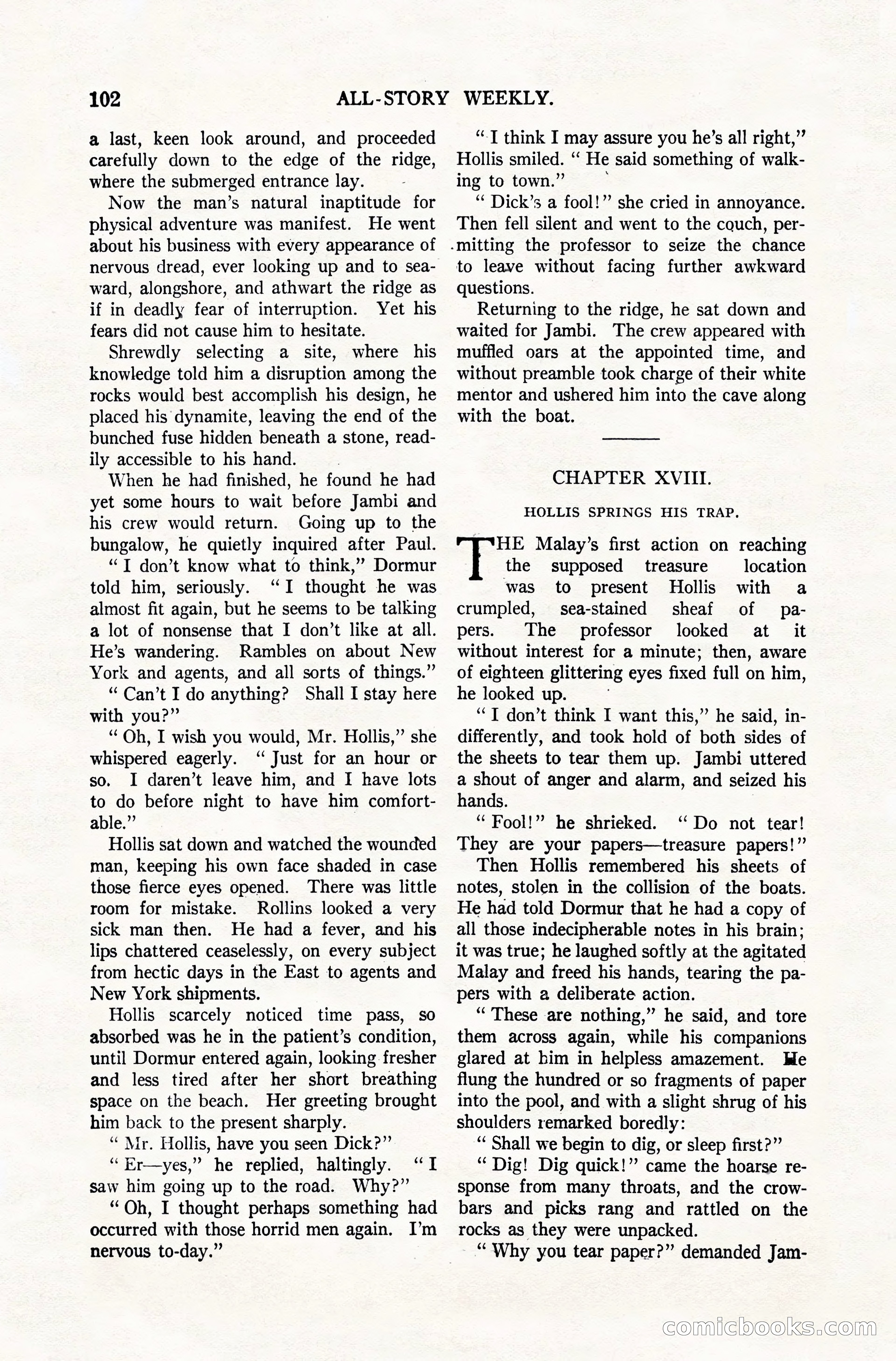All-Story Weekly, December 20, 1919 — page 112 of 172