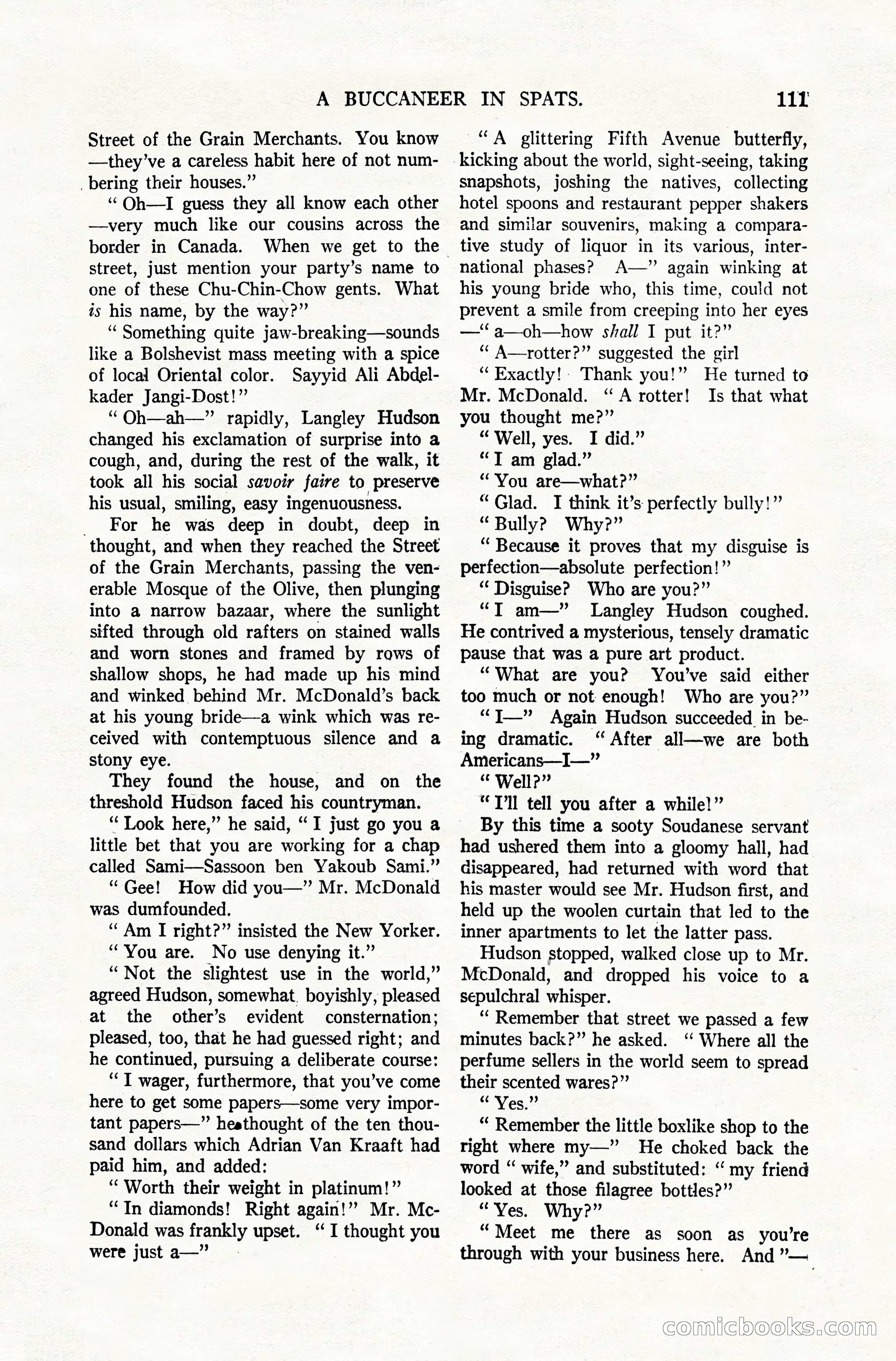 All-Story Weekly, December 20, 1919 — page 121 of 172