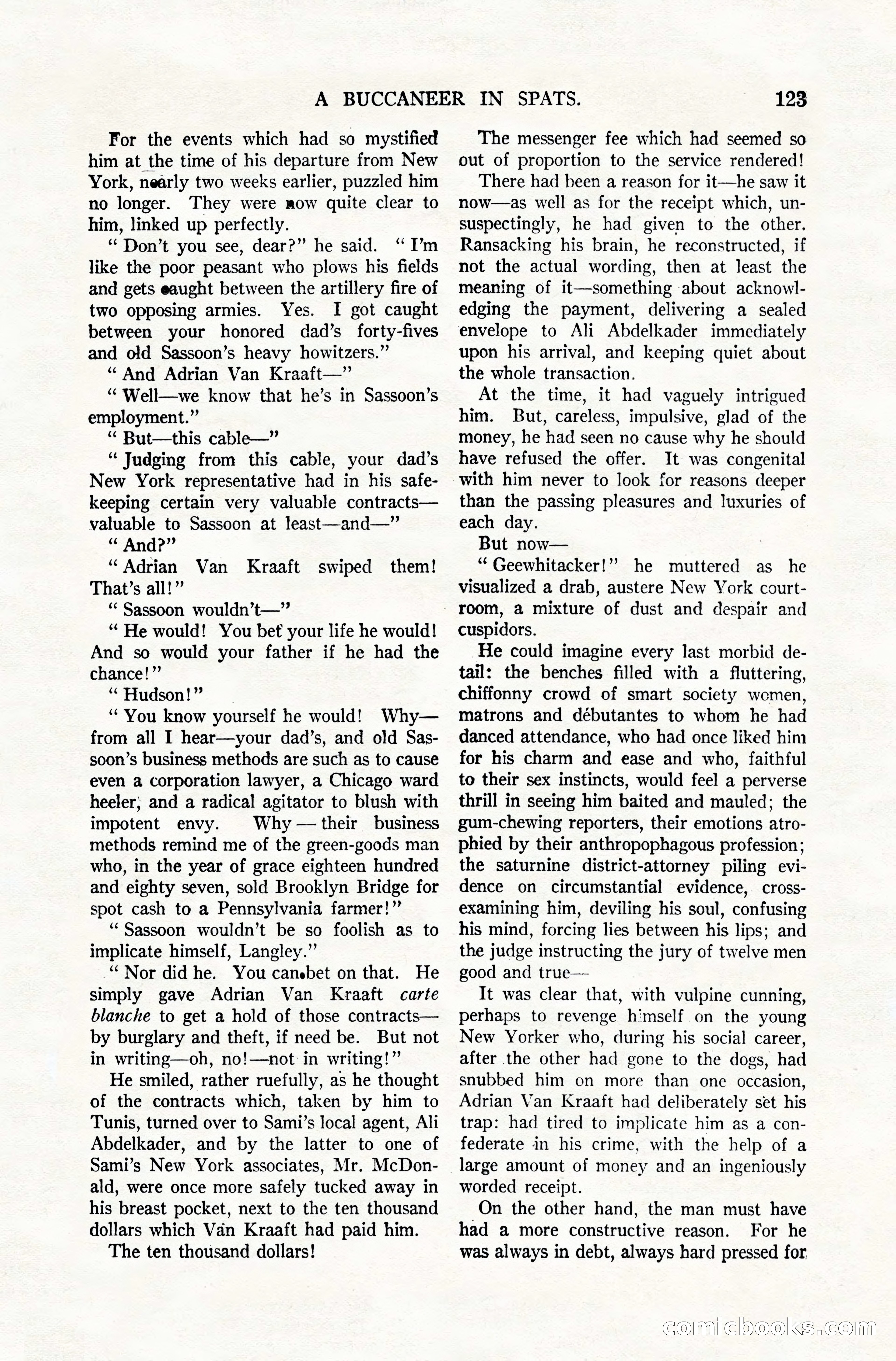 All-Story Weekly, December 20, 1919 — page 133 of 172