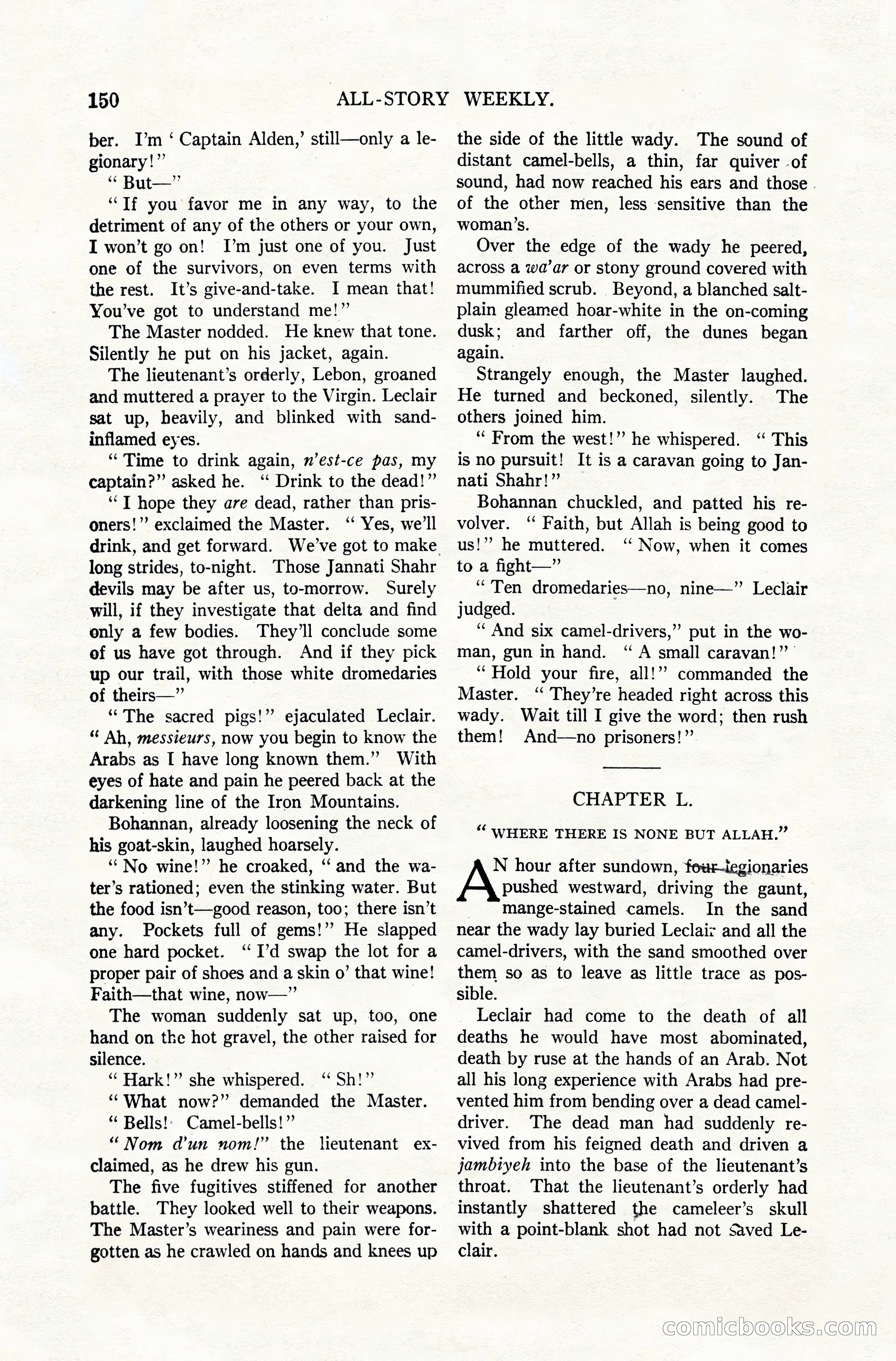 All-Story Weekly, December 20, 1919 — page 160 of 172