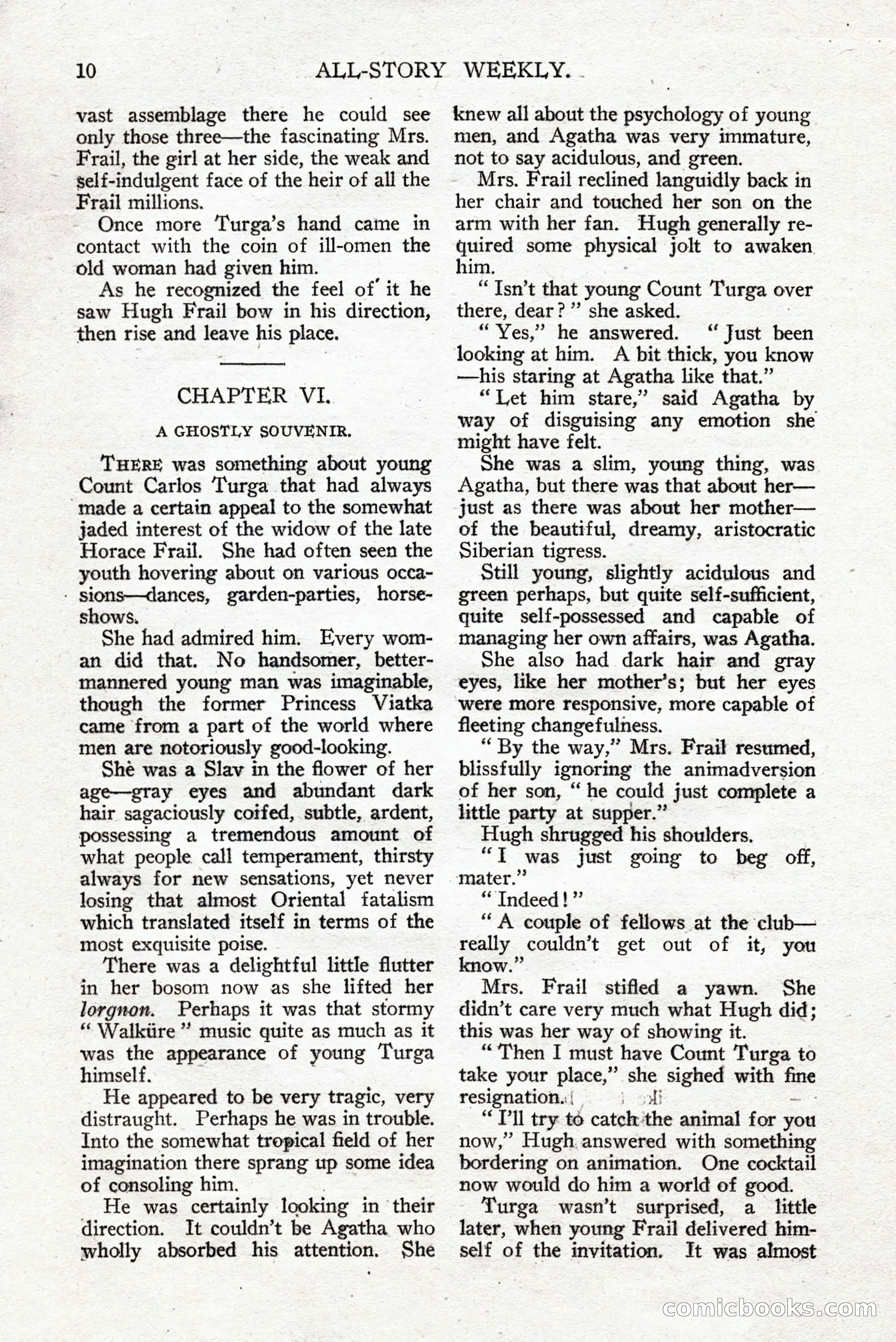 All-Story Weekly — page 20 of 276