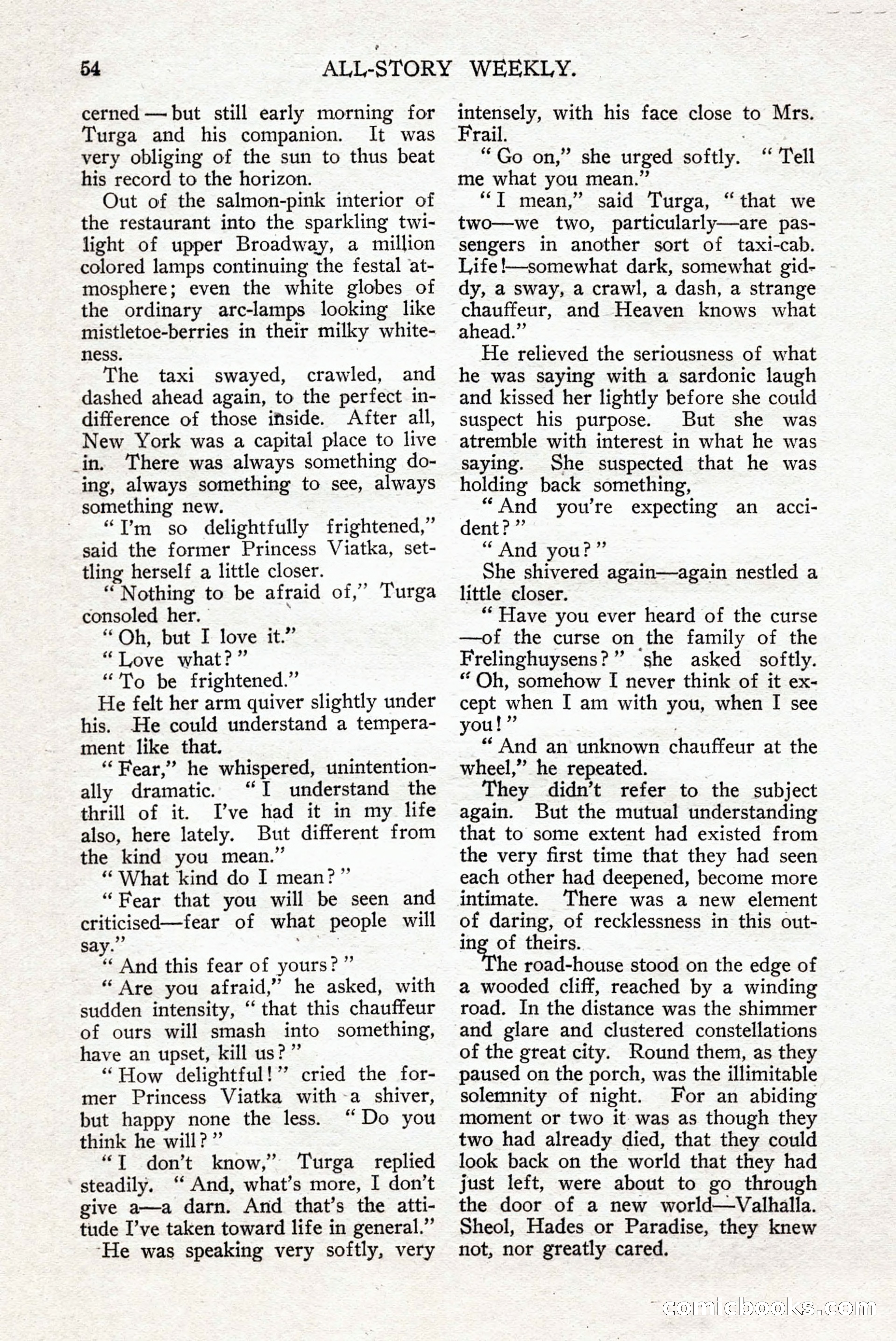 All-Story Weekly — page 64 of 276