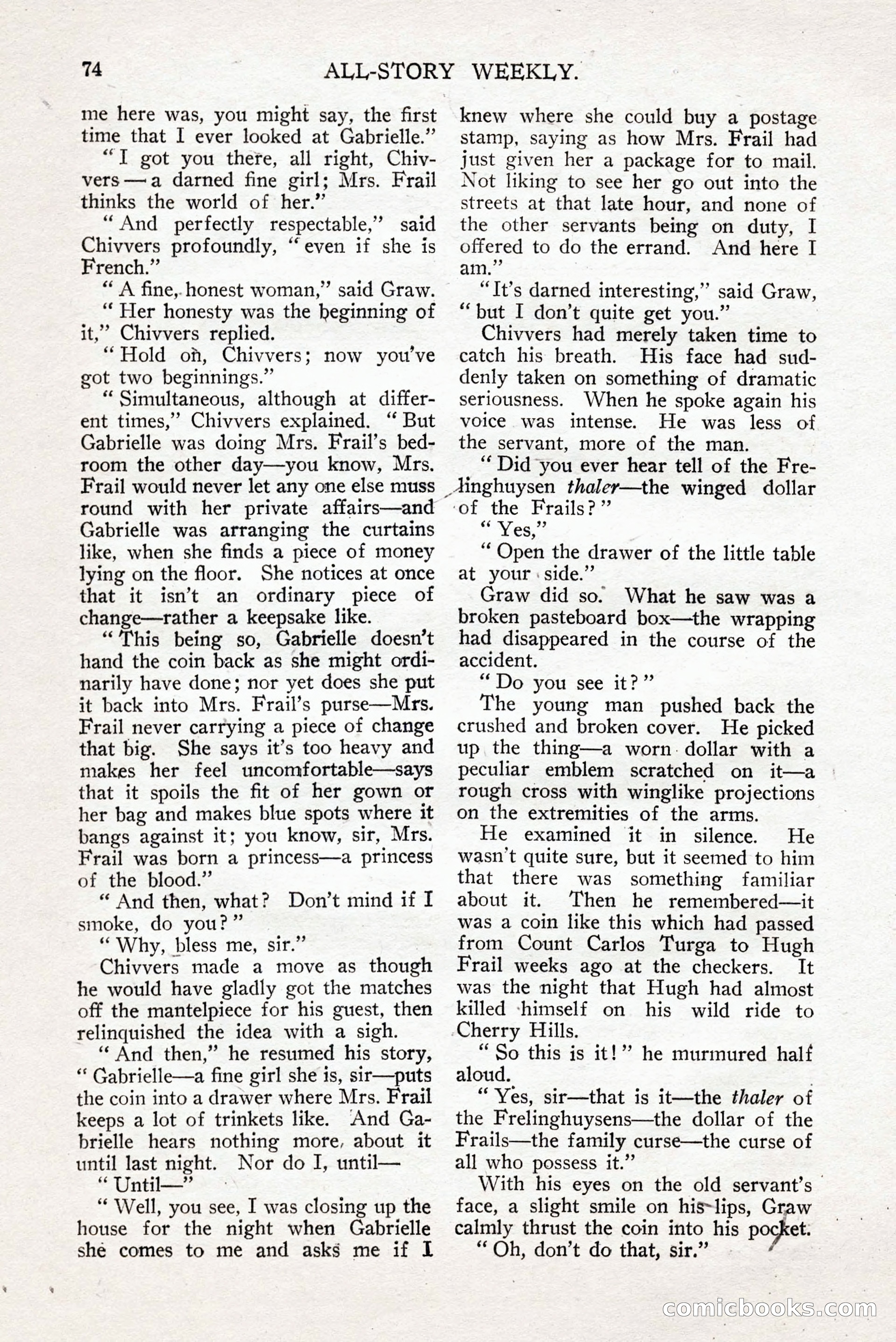 All-Story Weekly — page 84 of 276