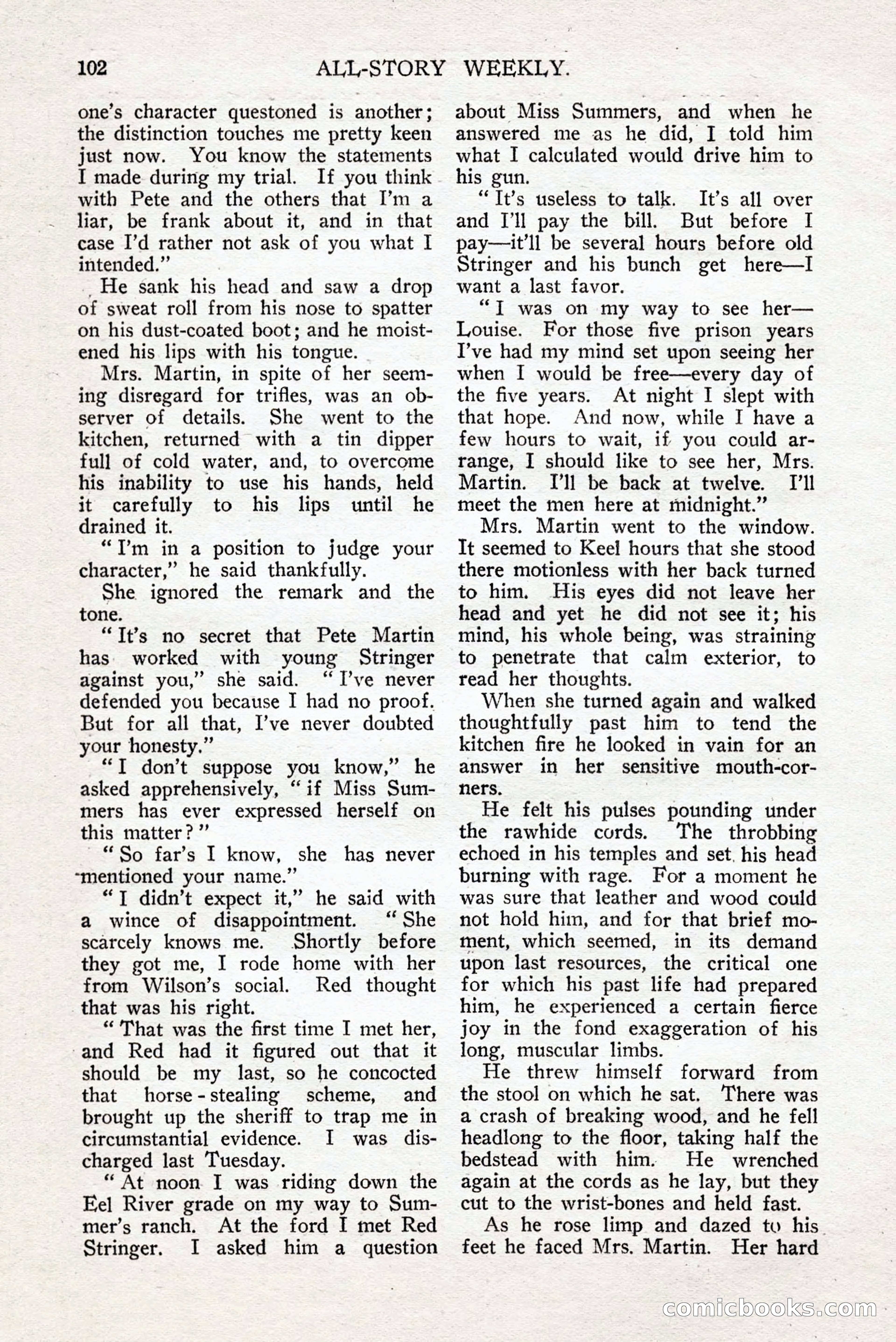 All-Story Weekly — page 112 of 276