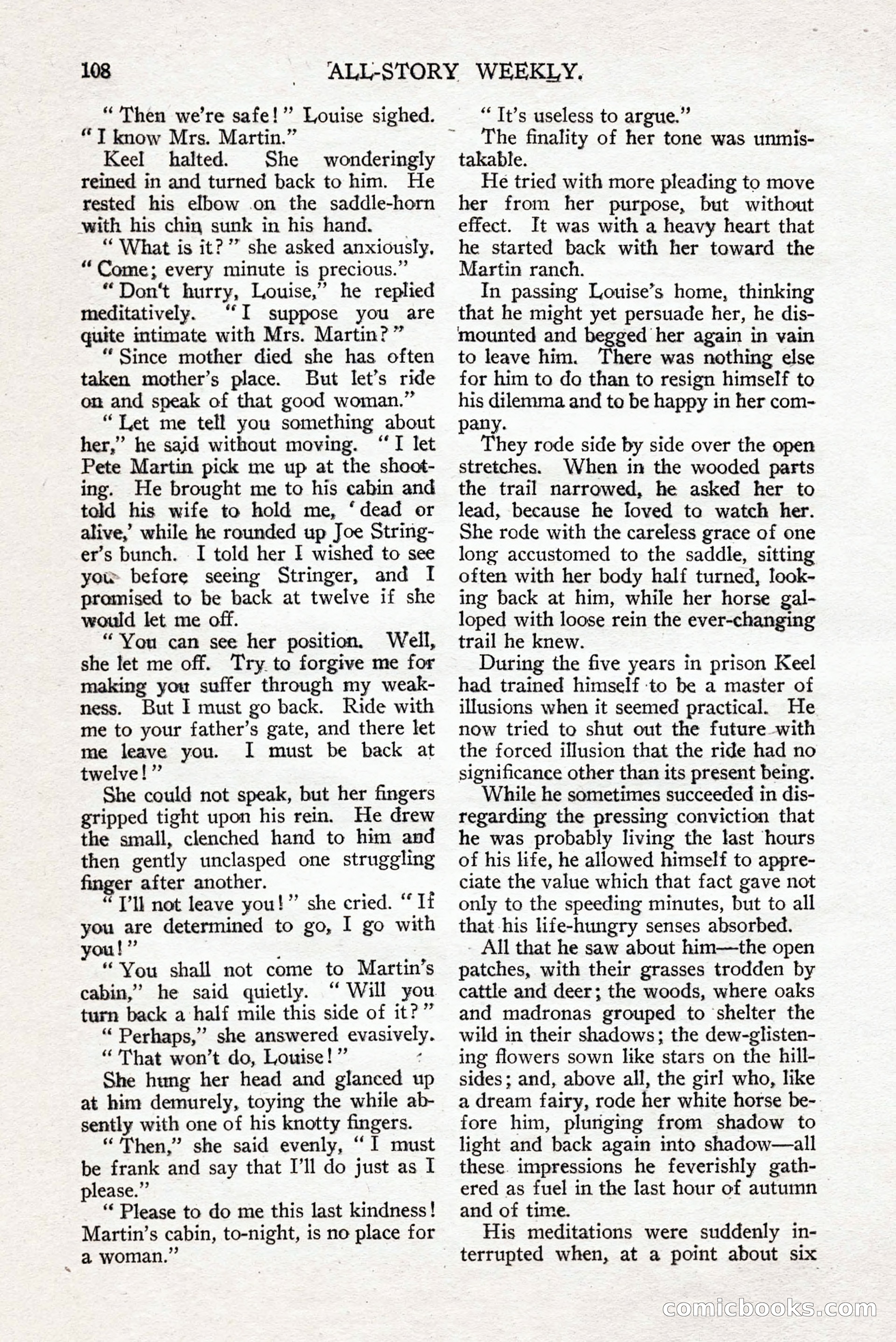 All-Story Weekly — page 118 of 276