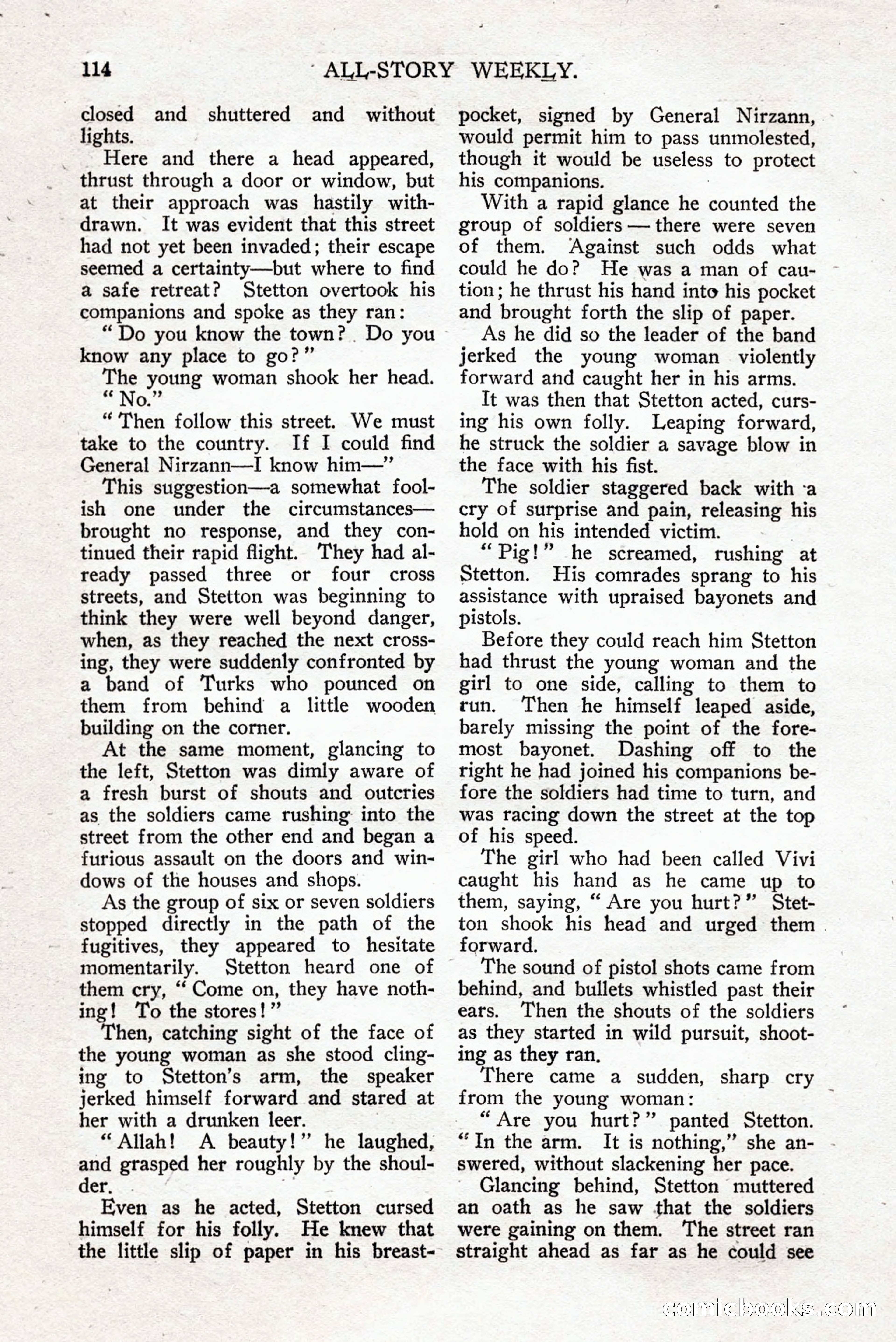 All-Story Weekly — page 124 of 276