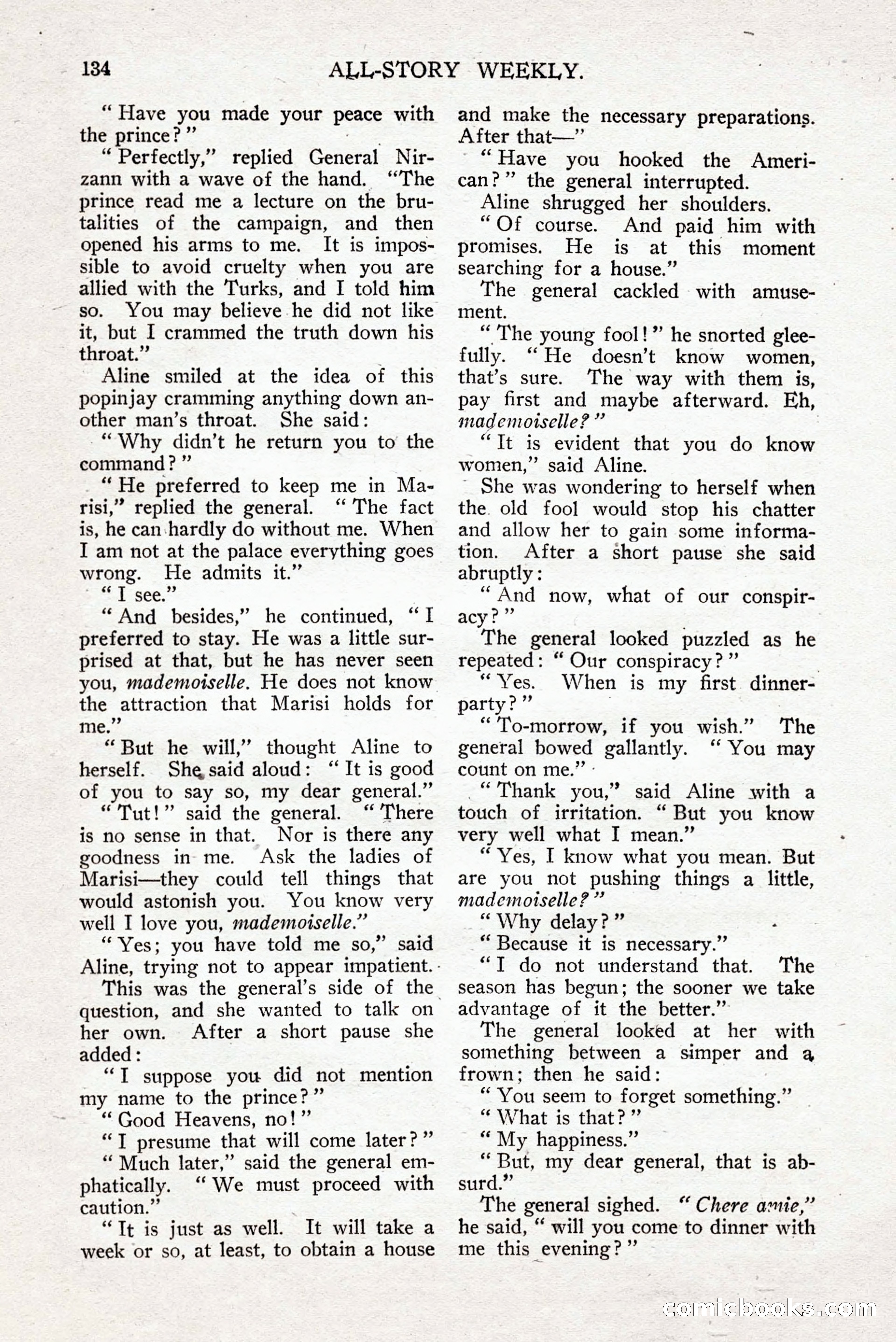 All-Story Weekly — page 144 of 276