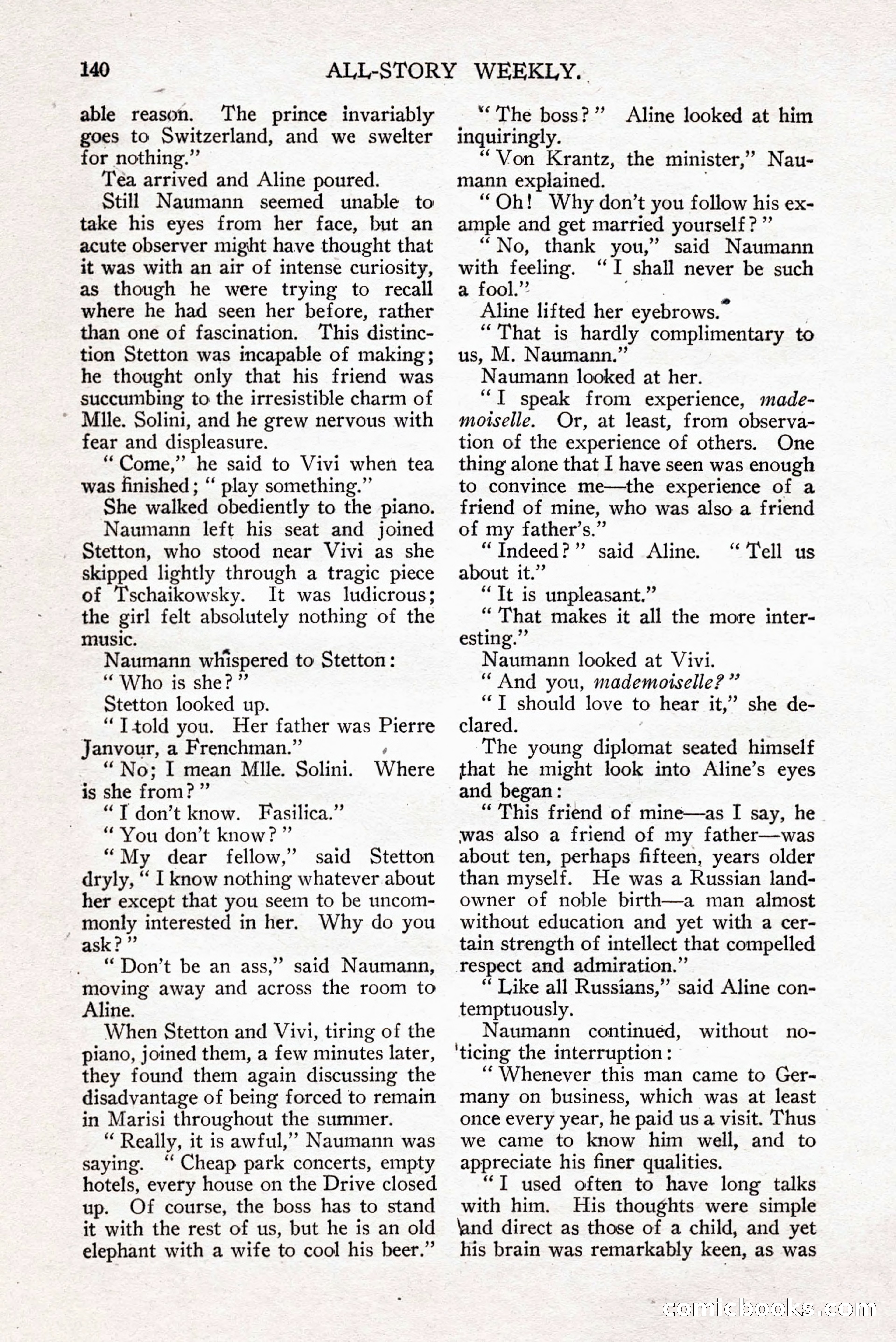 All-Story Weekly — page 150 of 276