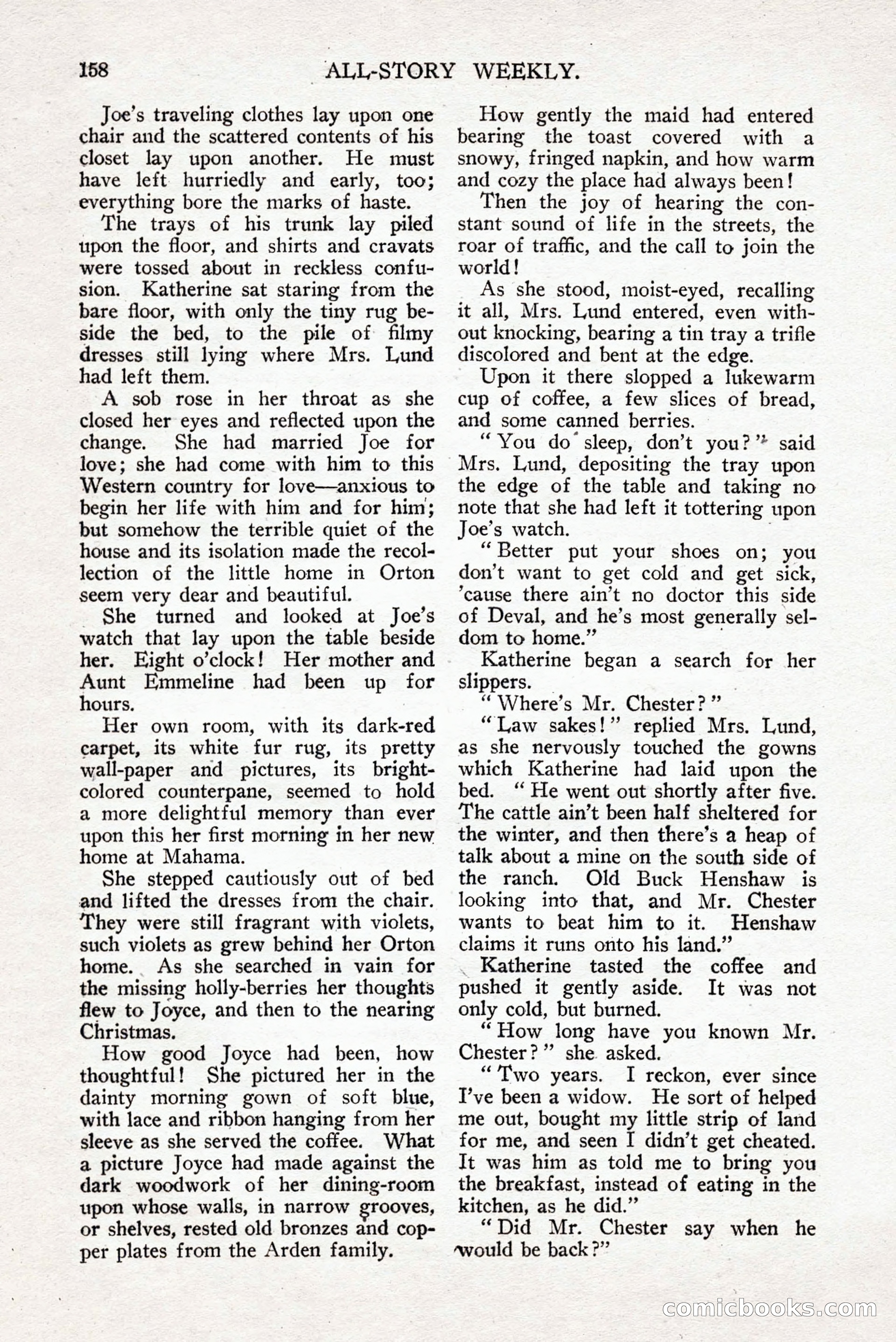 All-Story Weekly — page 168 of 276