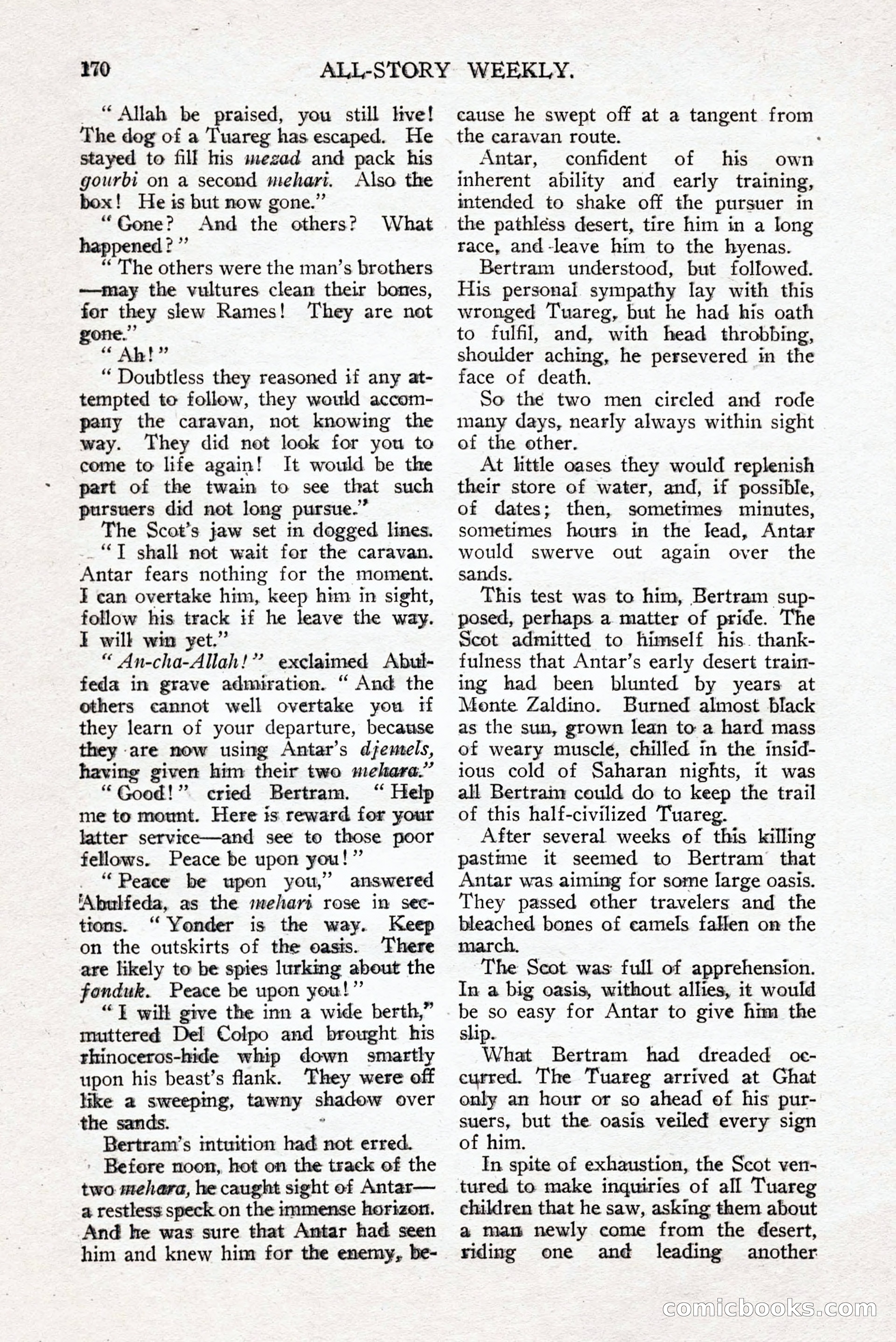 All-Story Weekly — page 180 of 276