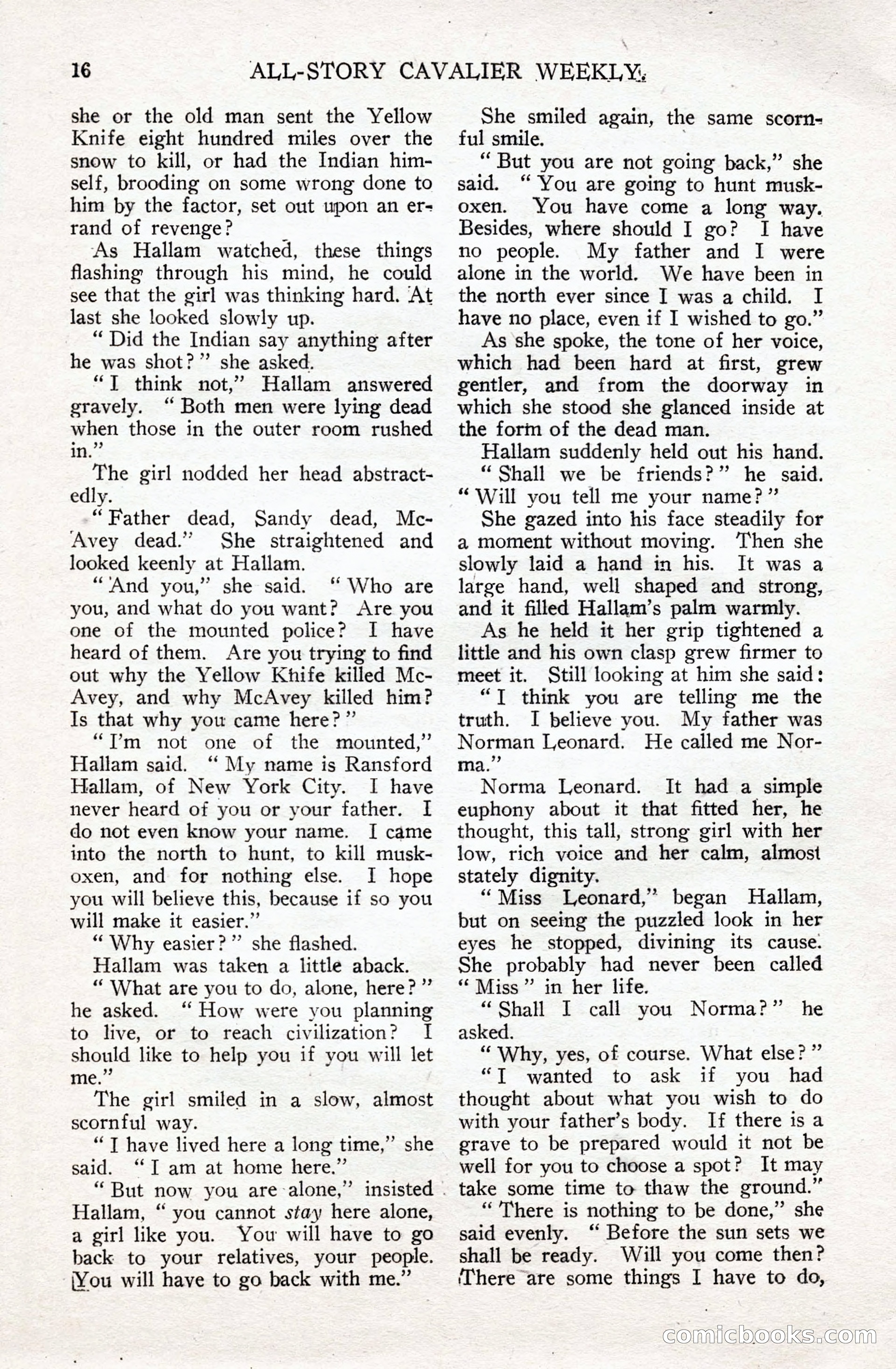 All-Story Cavalier Weekly, July 11, 1914 — page 22 of 216