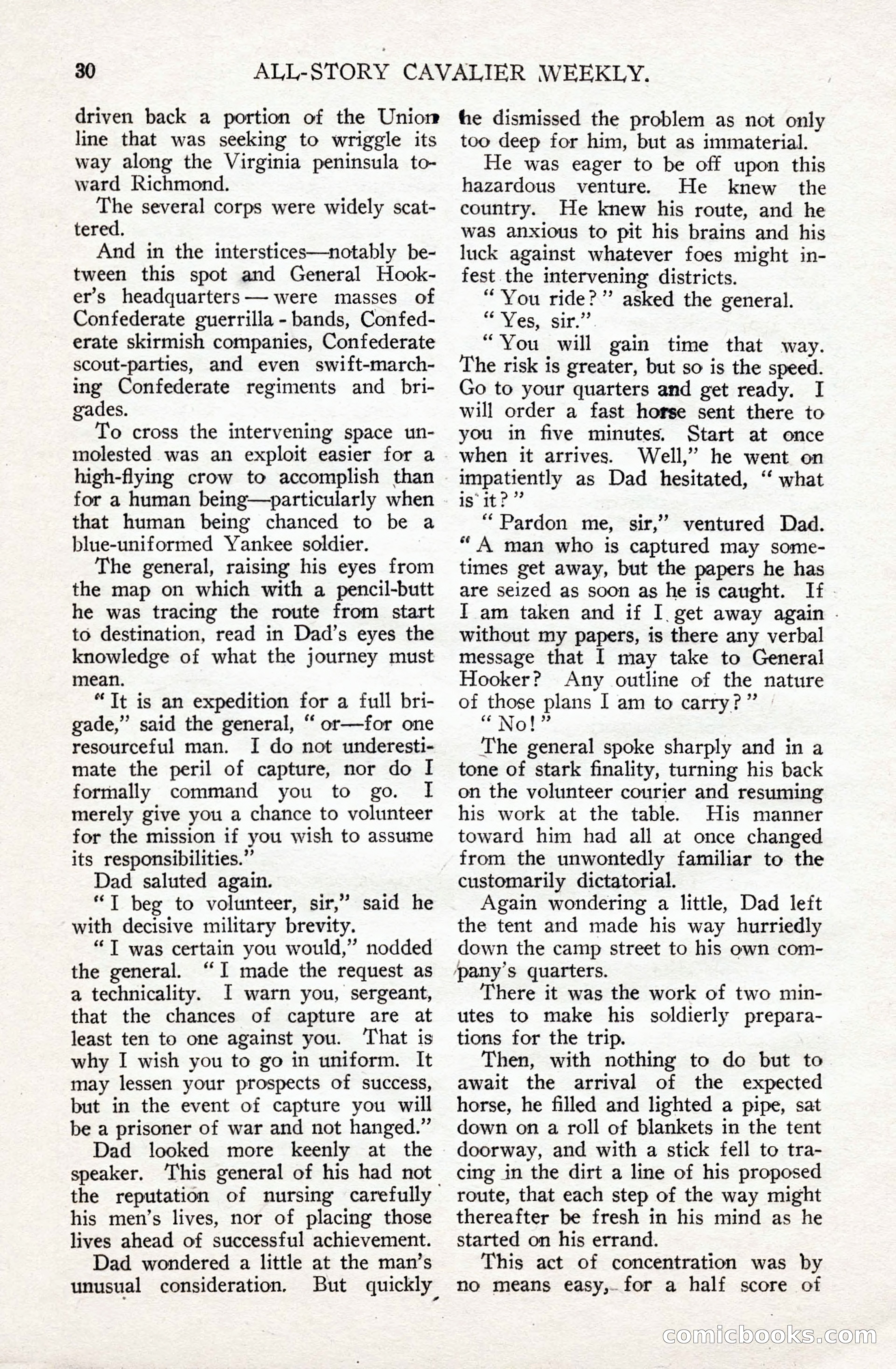 All-Story Cavalier Weekly, July 11, 1914 — page 36 of 216