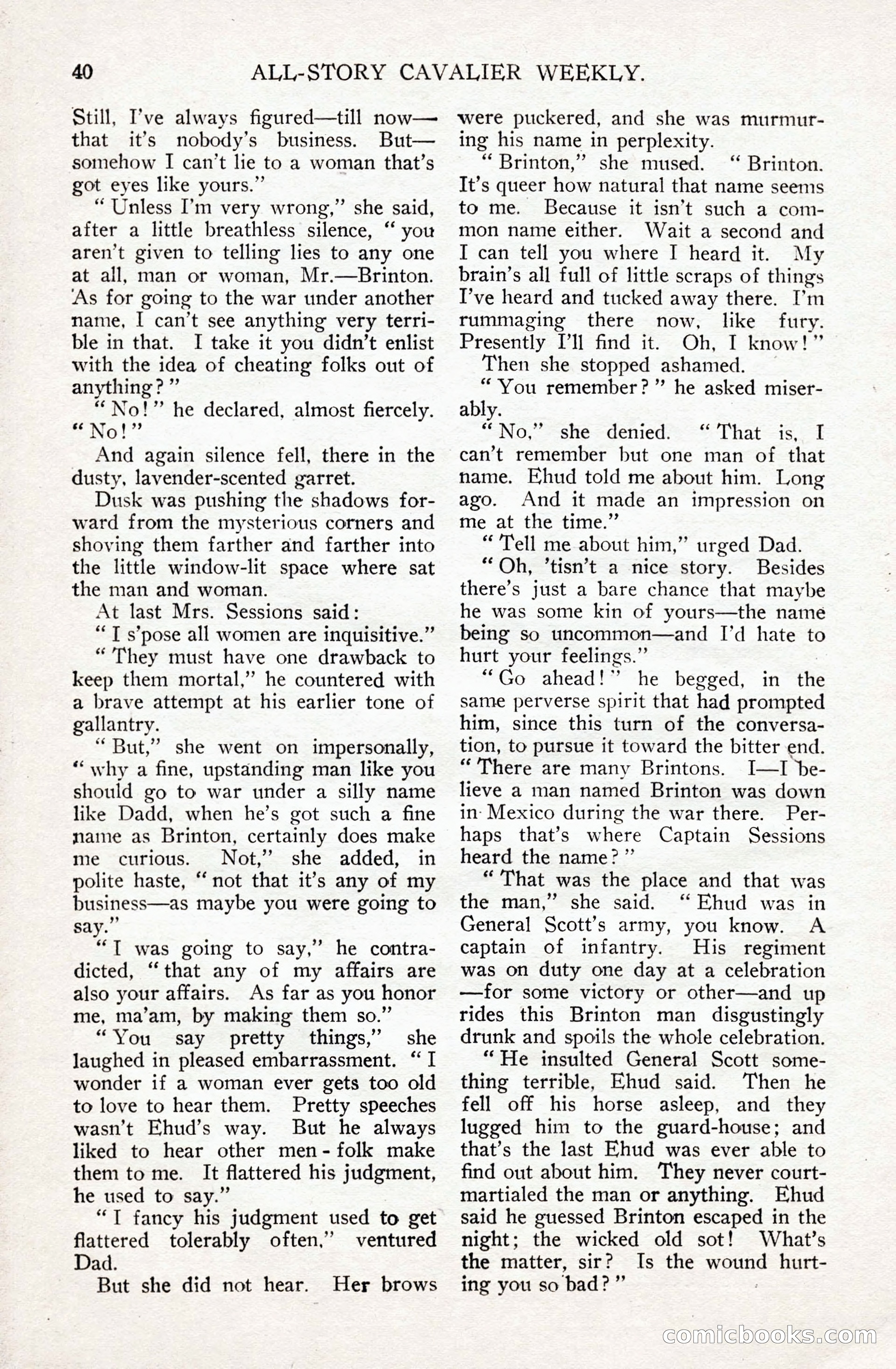 All-Story Cavalier Weekly, July 11, 1914 — page 46 of 216