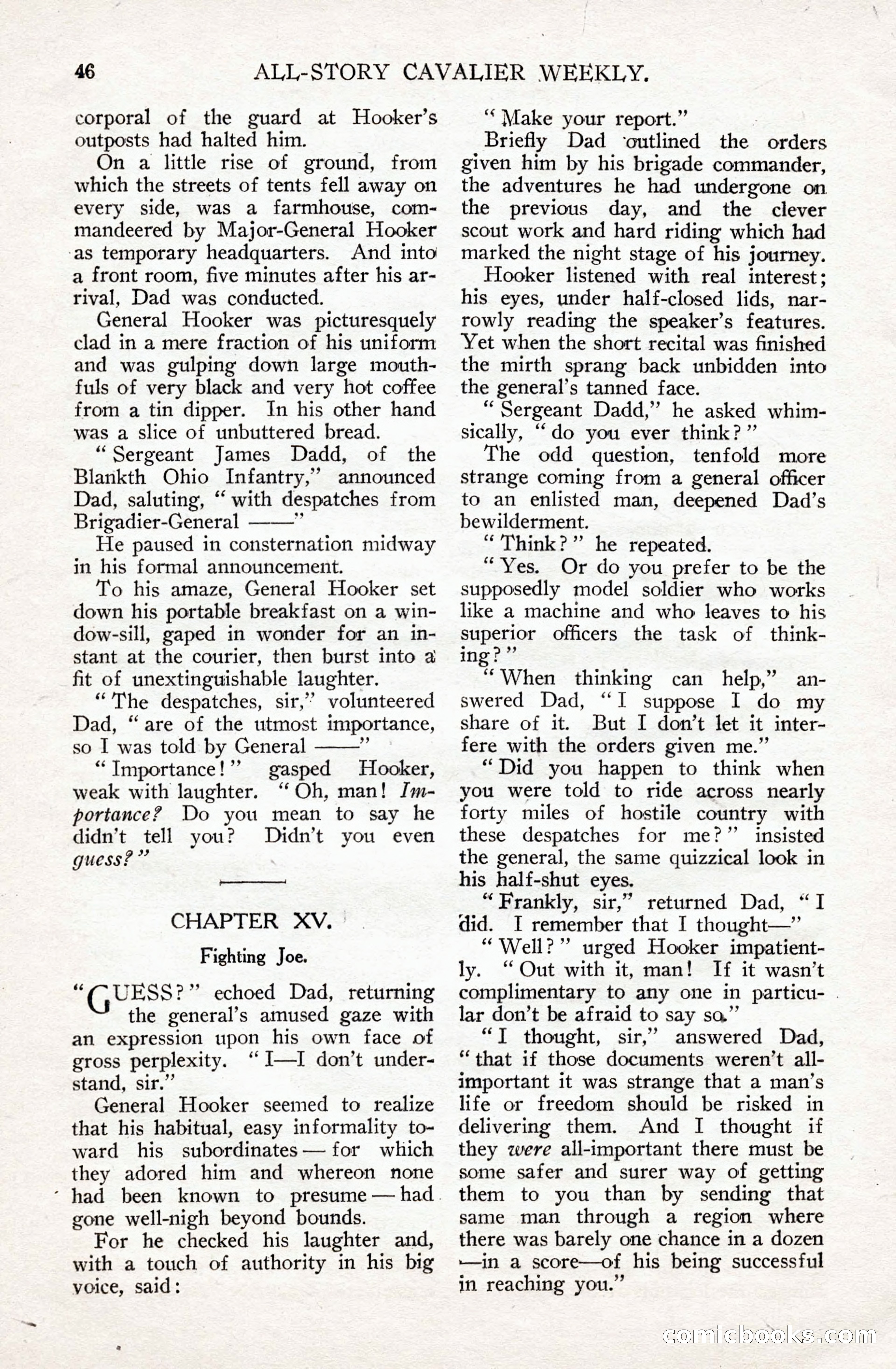 All-Story Cavalier Weekly, July 11, 1914 — page 52 of 216