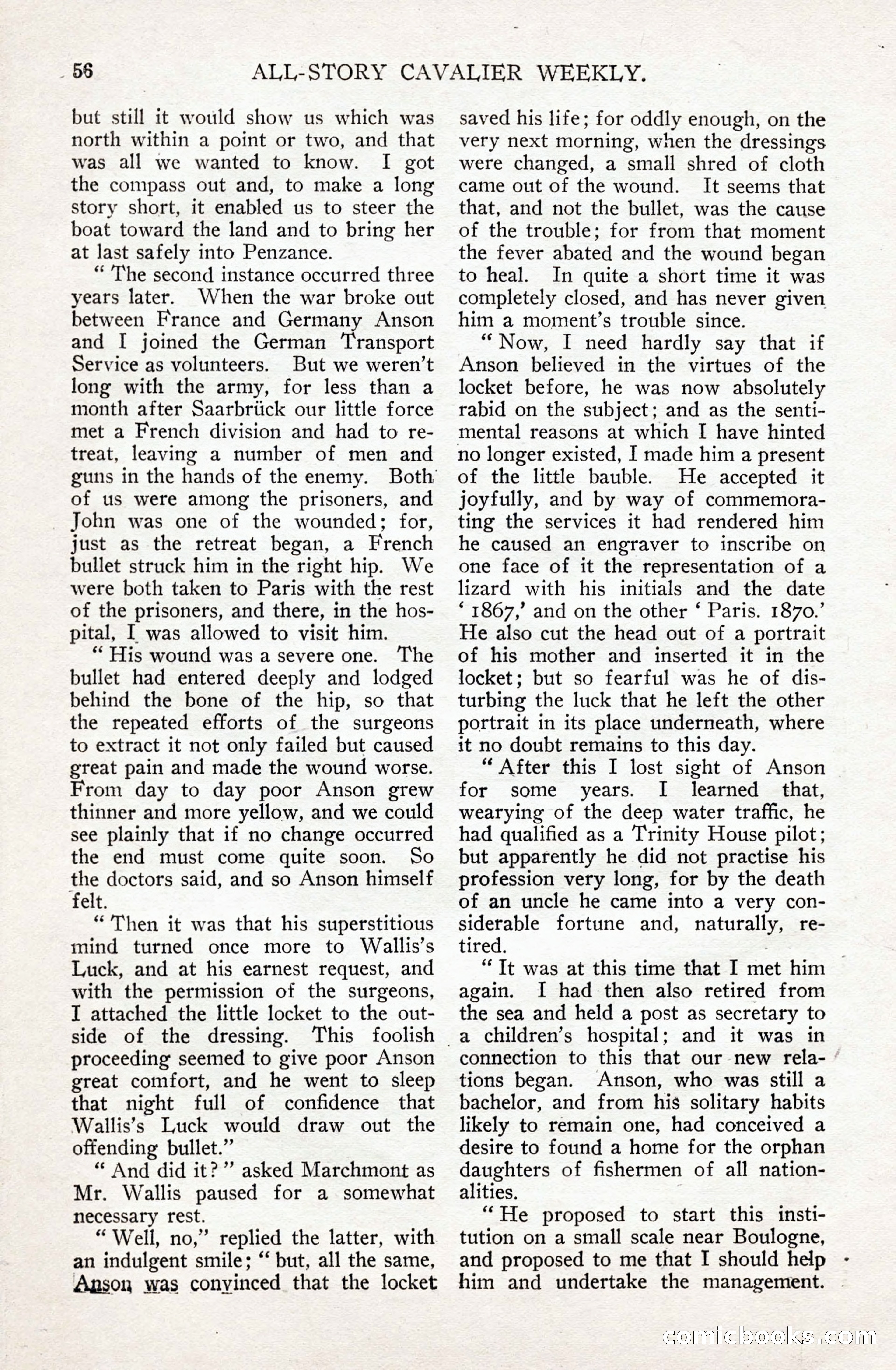 All-Story Cavalier Weekly, July 11, 1914 — page 62 of 216