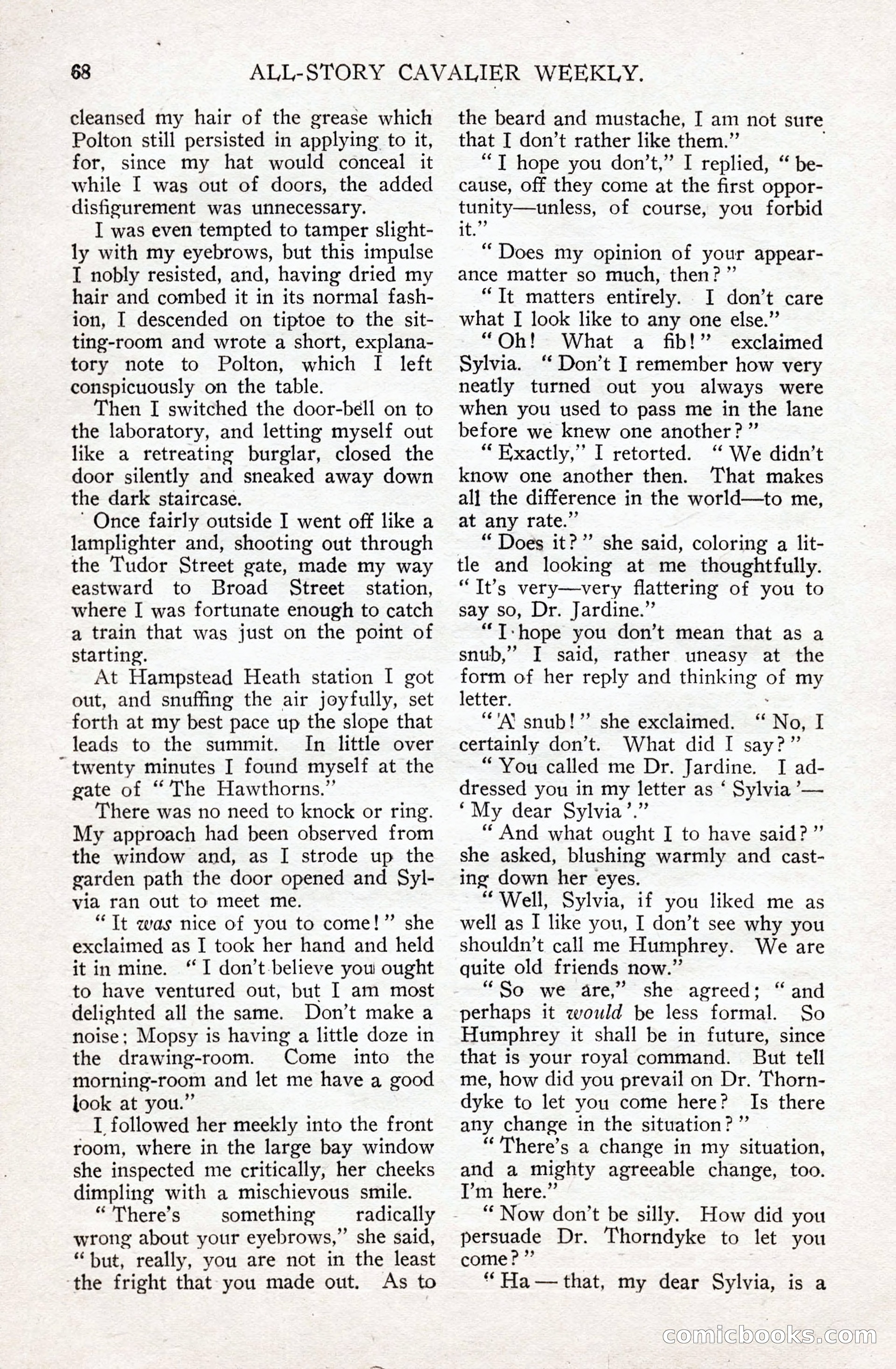 All-Story Cavalier Weekly, July 11, 1914 — page 74 of 216