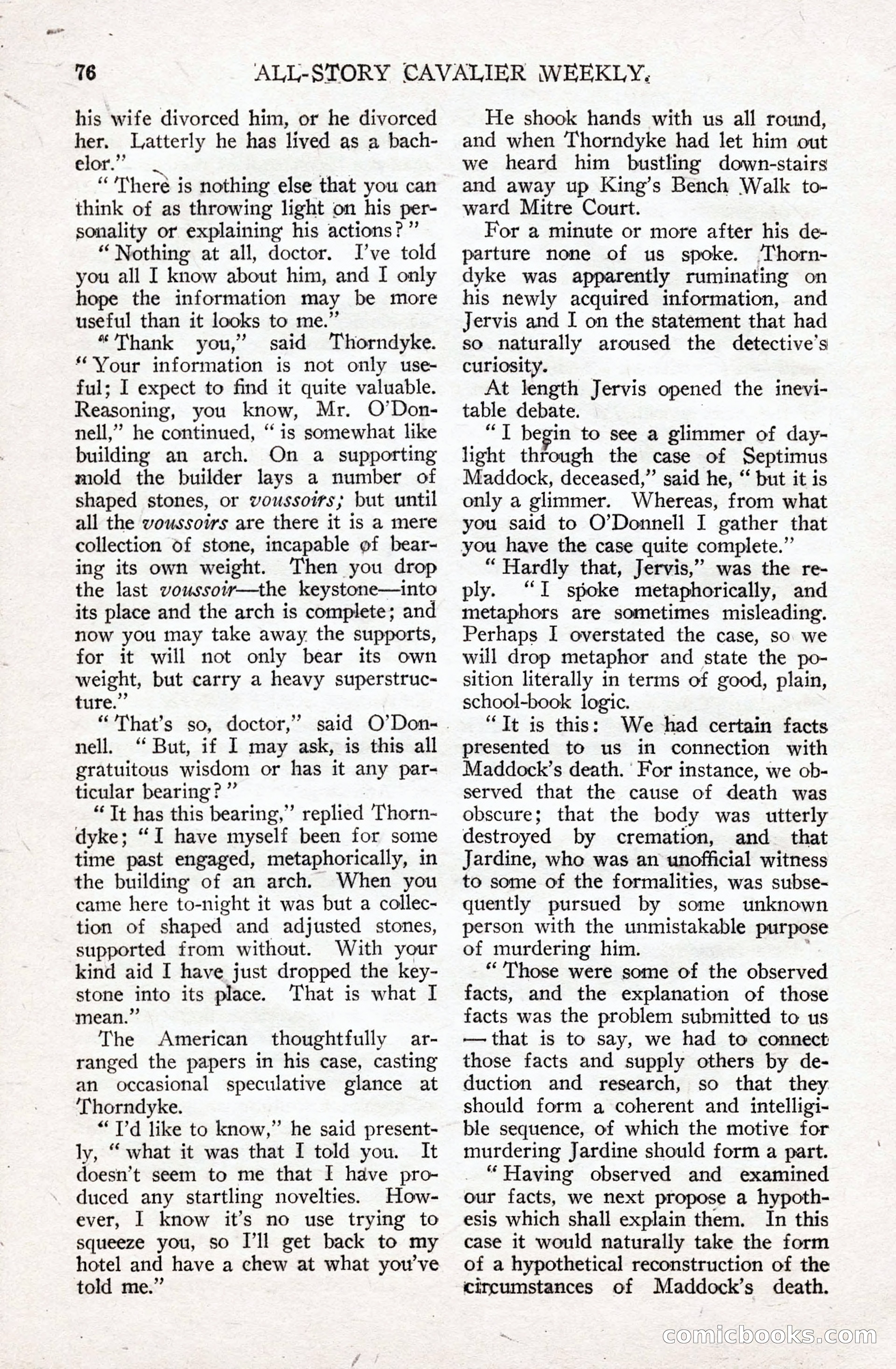 All-Story Cavalier Weekly, July 11, 1914 — page 82 of 216