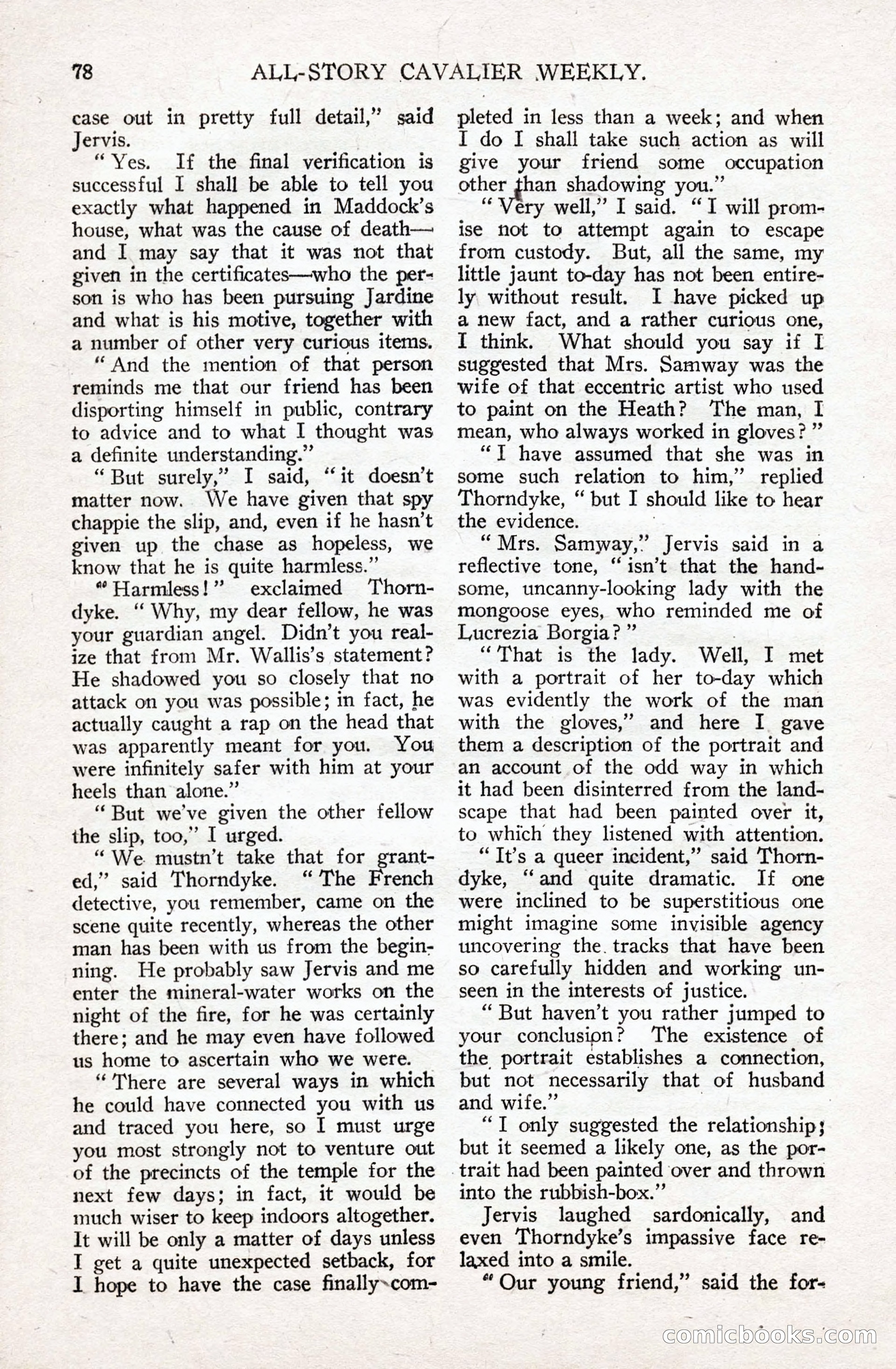 All-Story Cavalier Weekly, July 11, 1914 — page 84 of 216