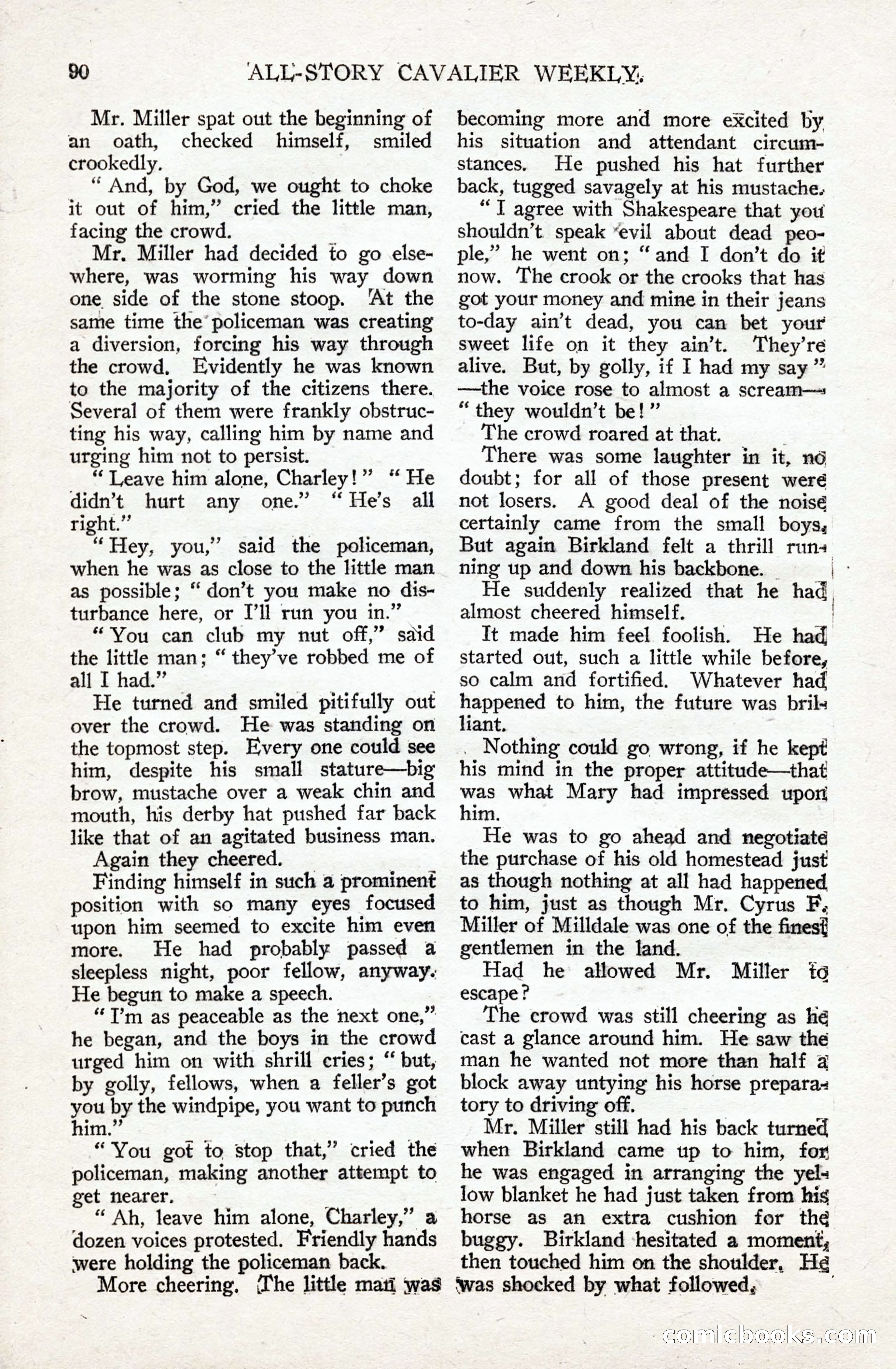 All-Story Cavalier Weekly, July 11, 1914 — page 96 of 216