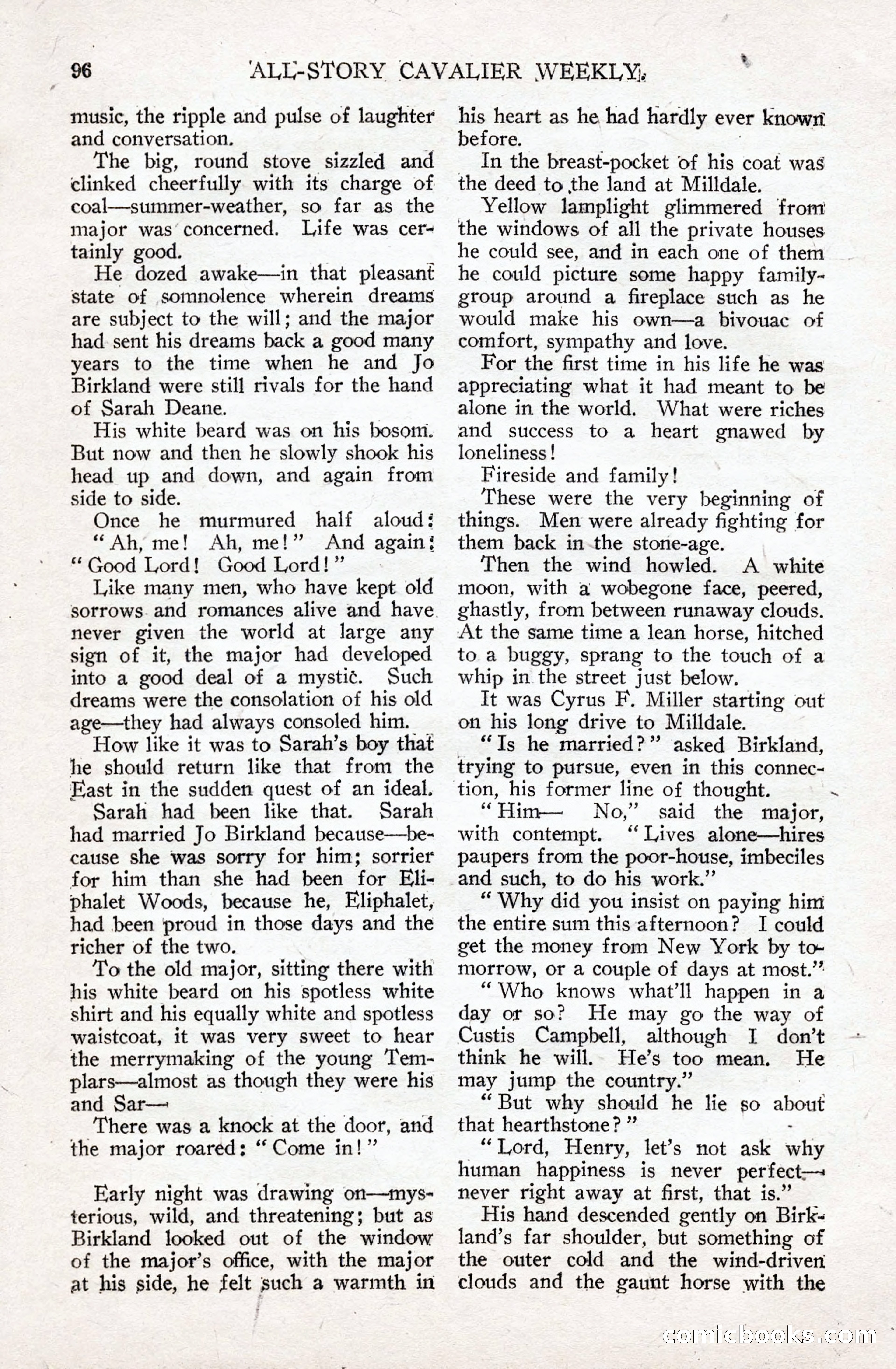All-Story Cavalier Weekly, July 11, 1914 — page 102 of 216