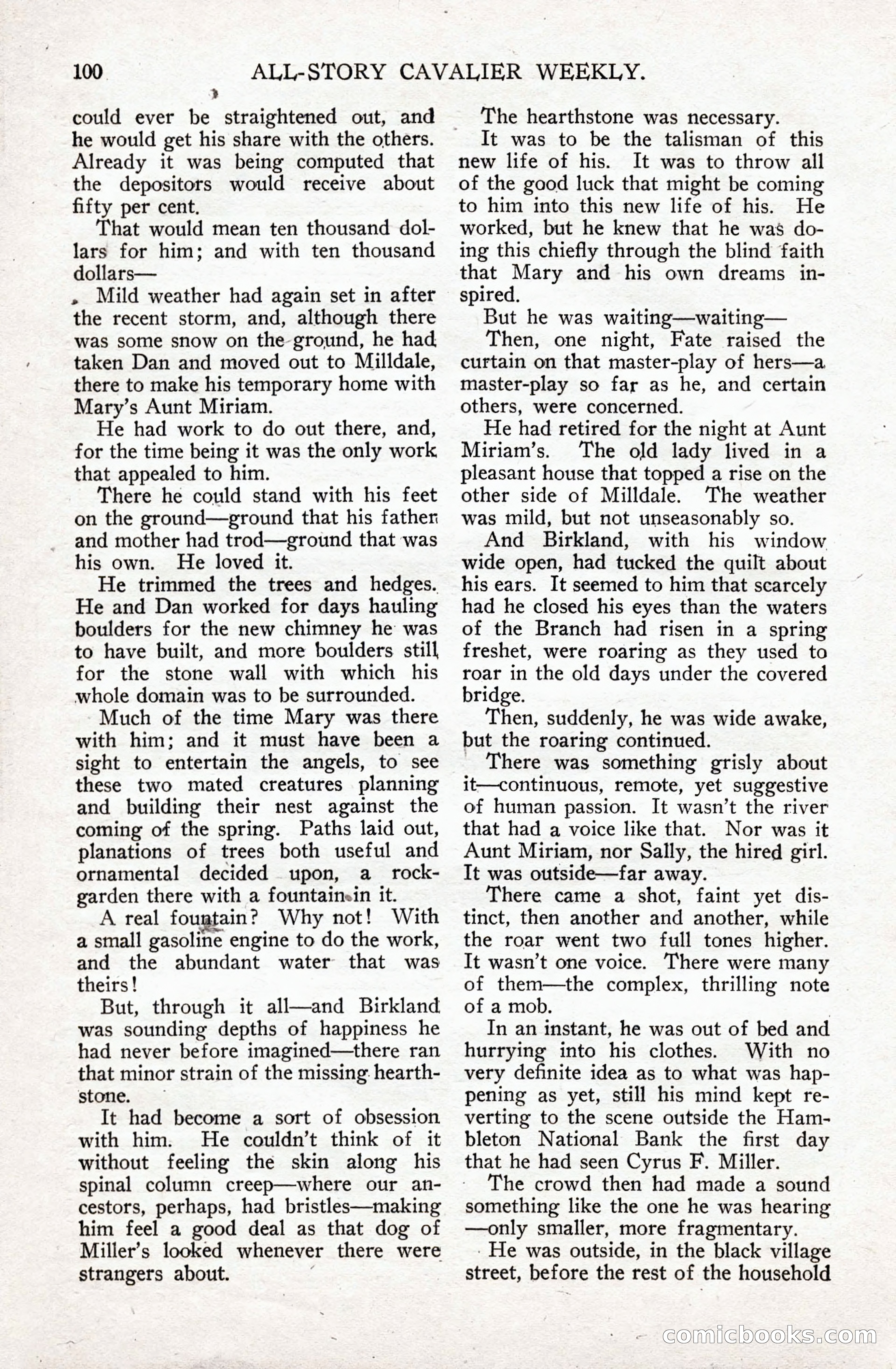 All-Story Cavalier Weekly, July 11, 1914 — page 106 of 216