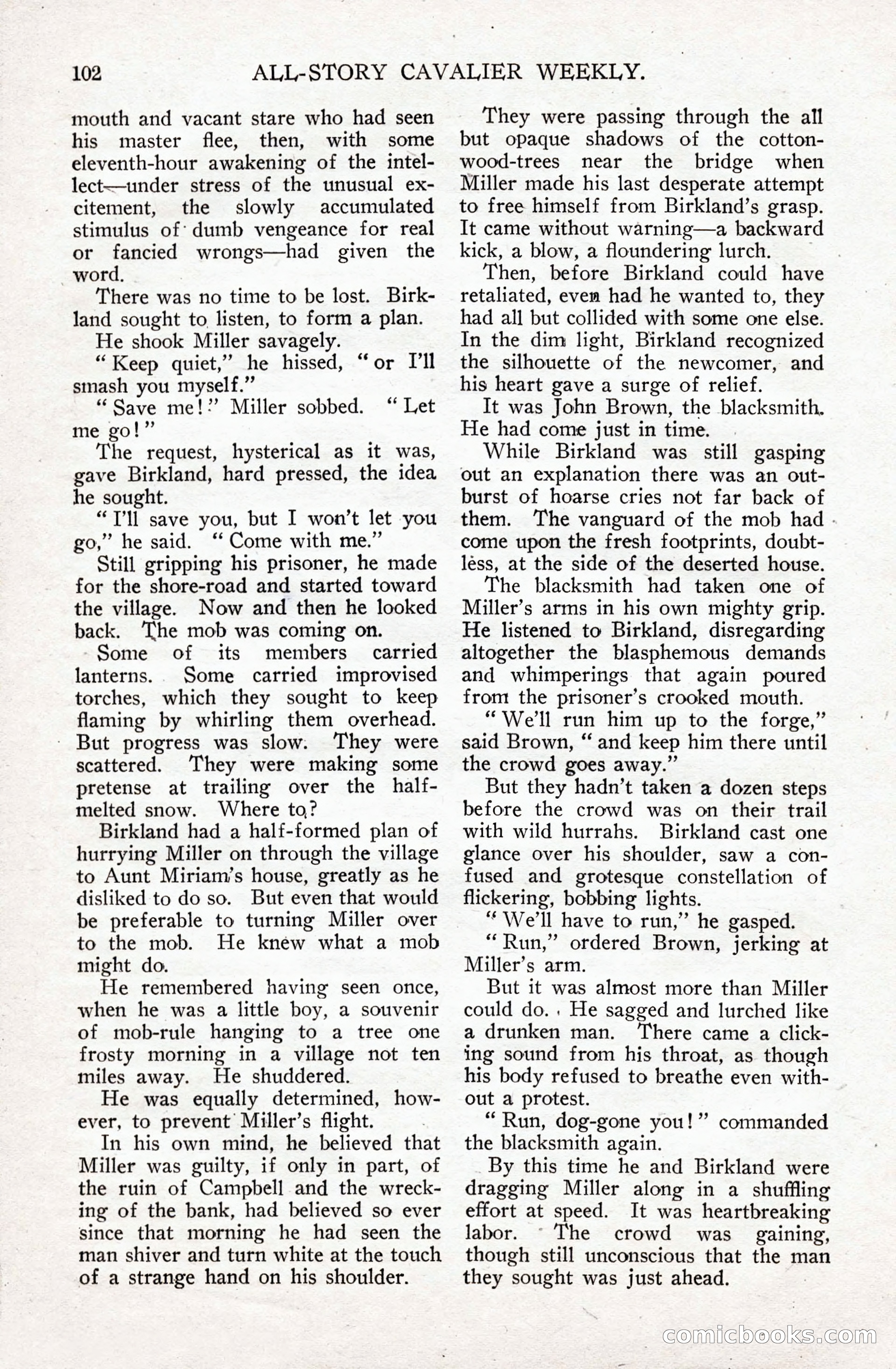 All-Story Cavalier Weekly, July 11, 1914 — page 108 of 216