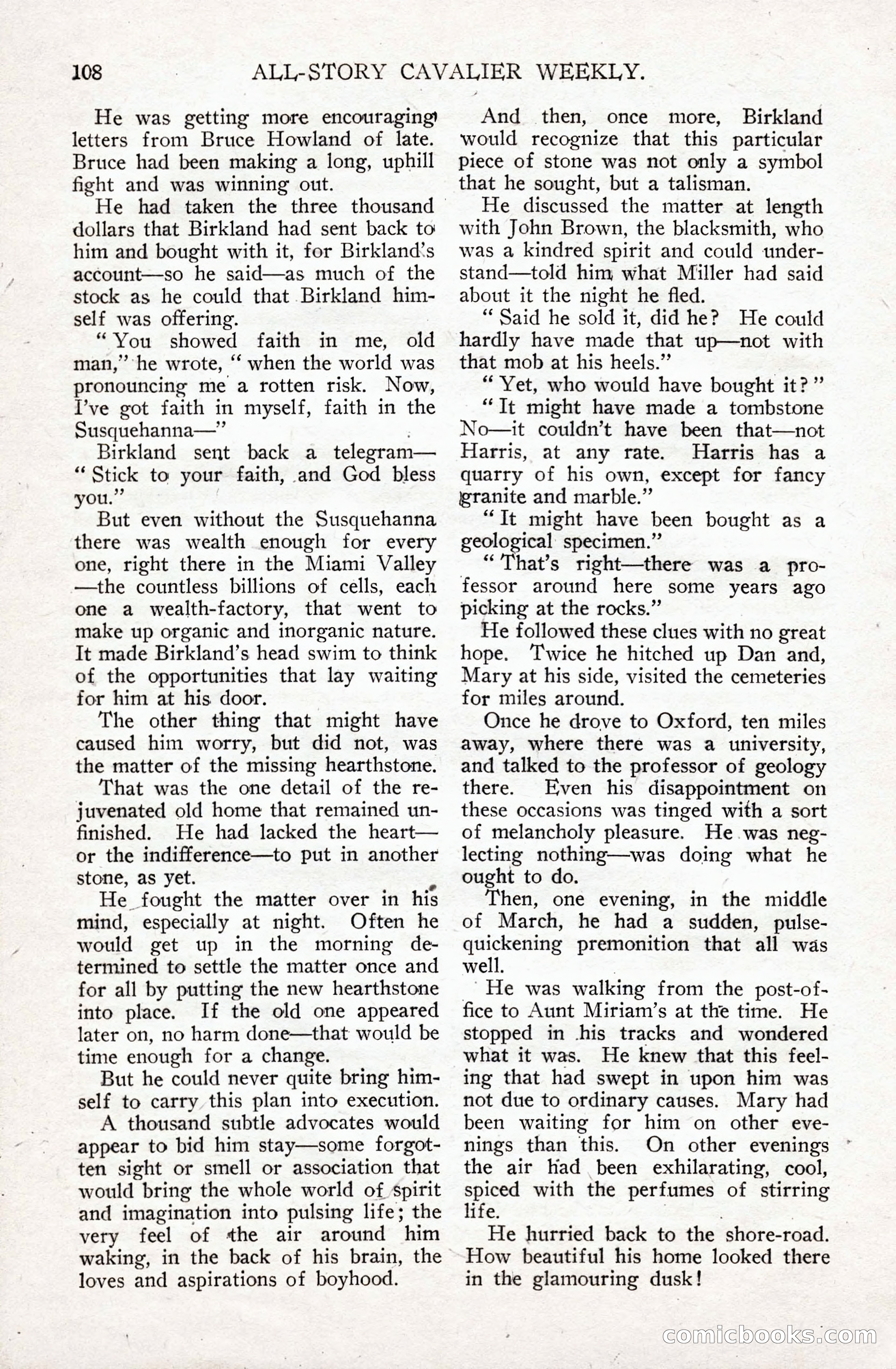 All-Story Cavalier Weekly, July 11, 1914 — page 114 of 216
