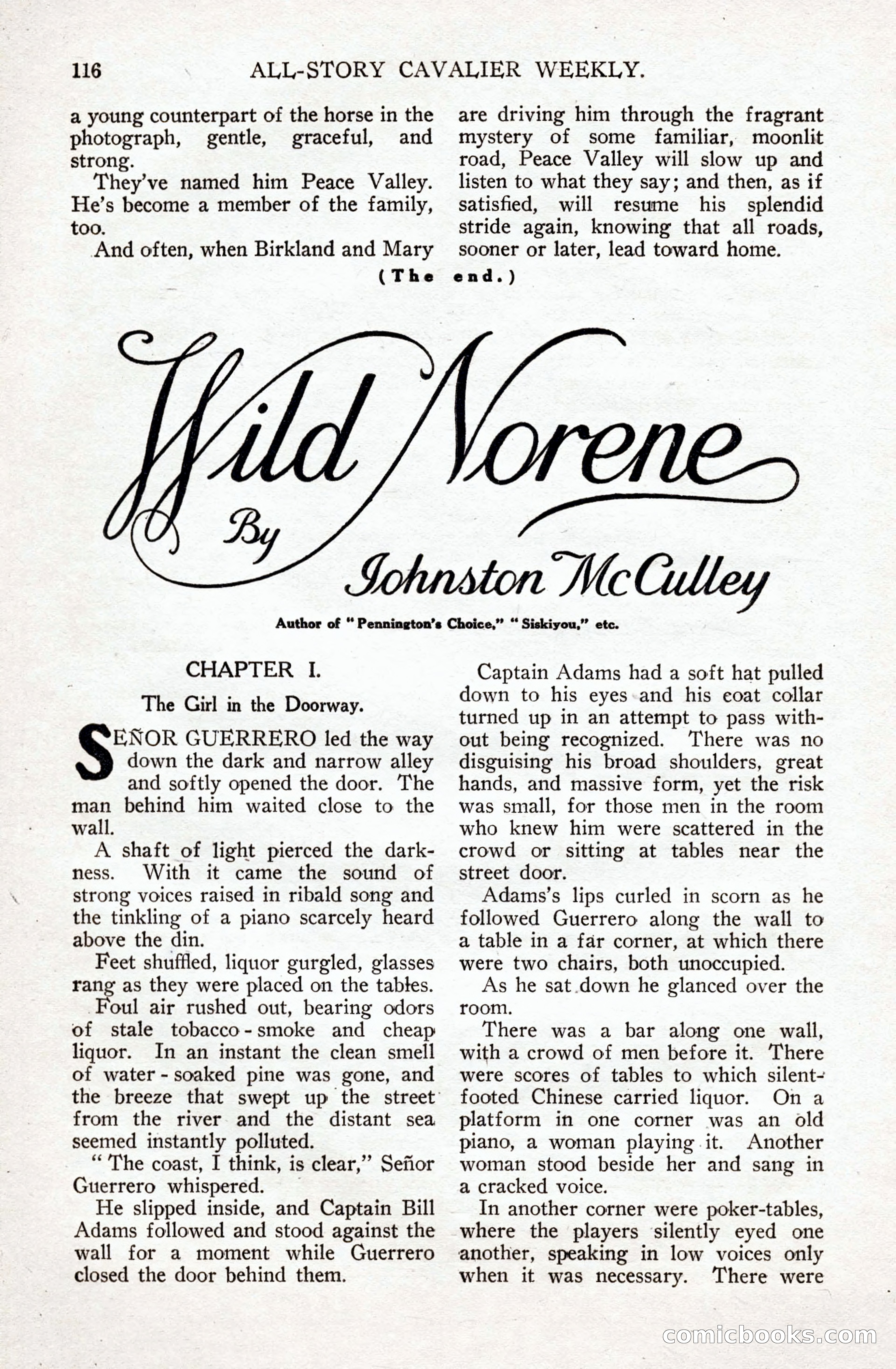 All-Story Cavalier Weekly, July 11, 1914 — page 122 of 216