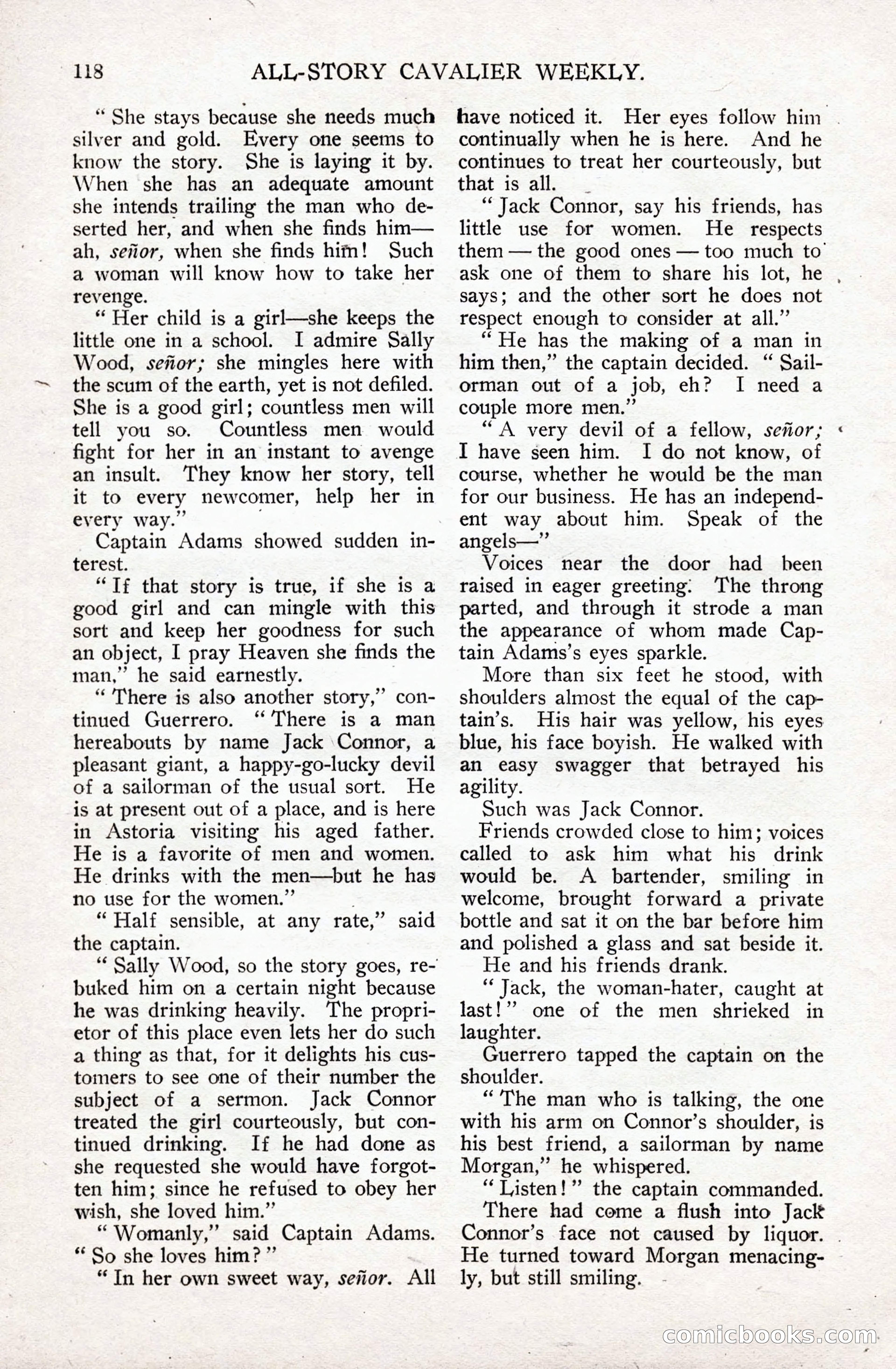 All-Story Cavalier Weekly, July 11, 1914 — page 124 of 216