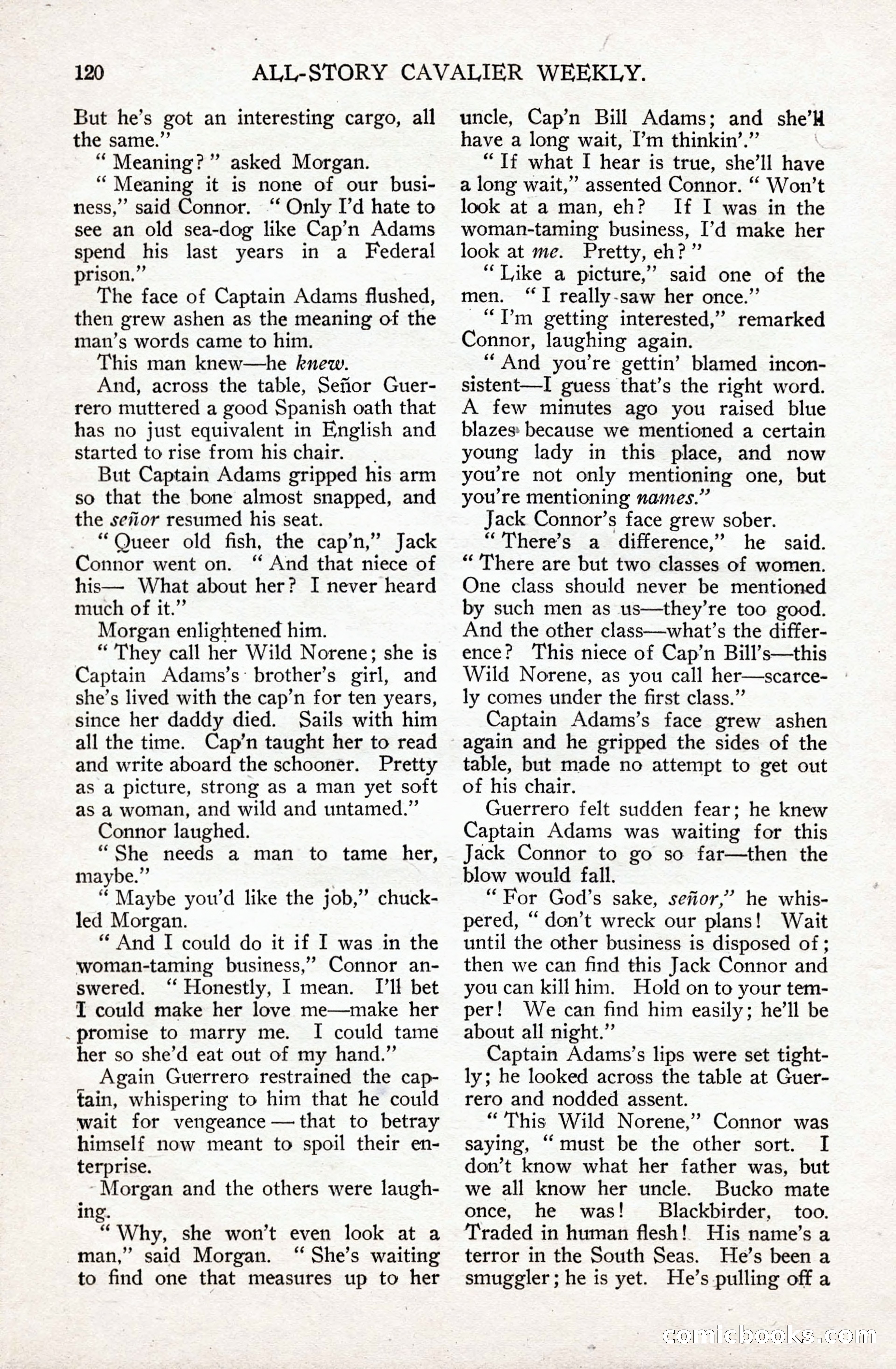 All-Story Cavalier Weekly, July 11, 1914 — page 126 of 216