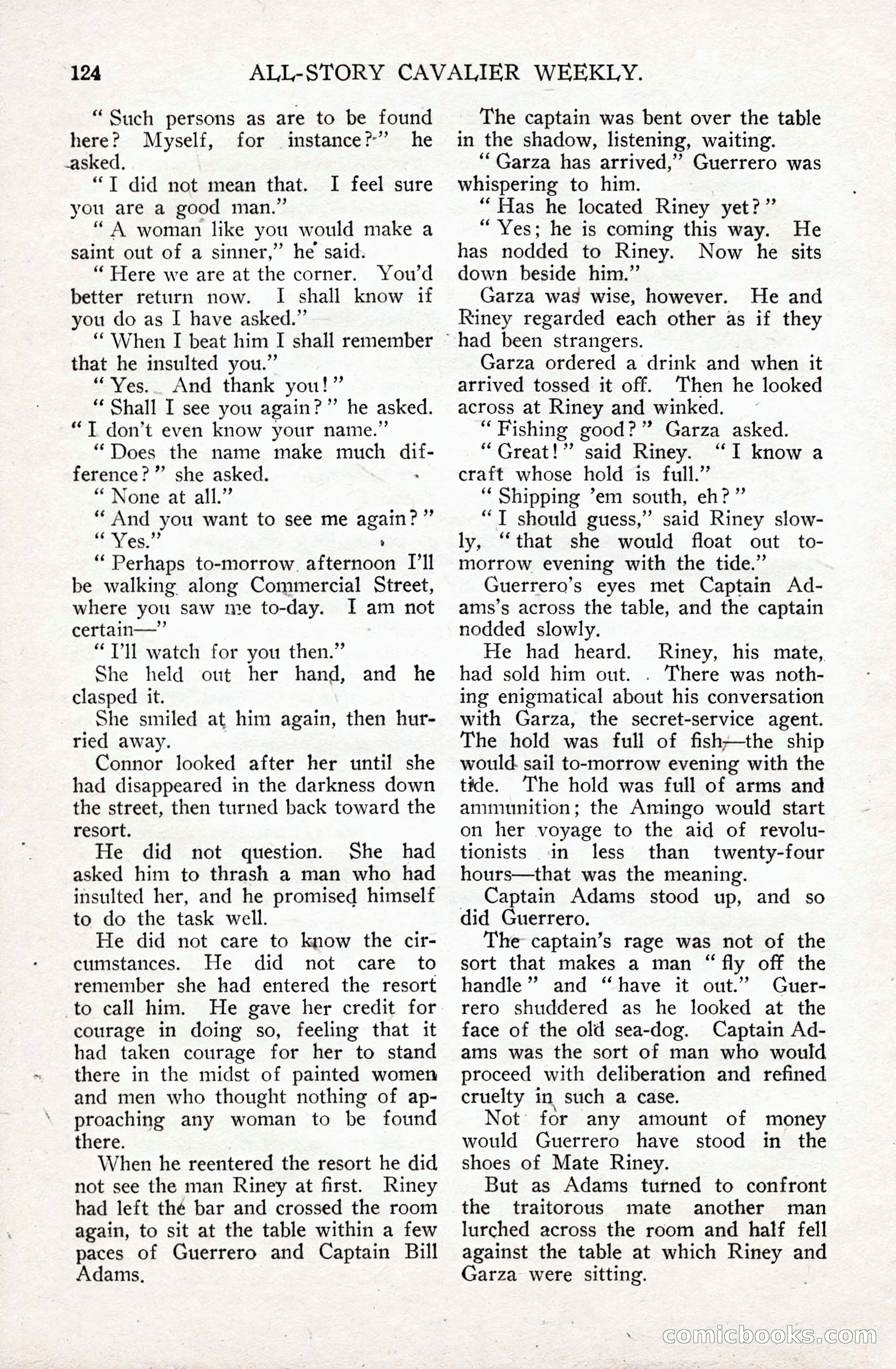 All-Story Cavalier Weekly, July 11, 1914 — page 130 of 216