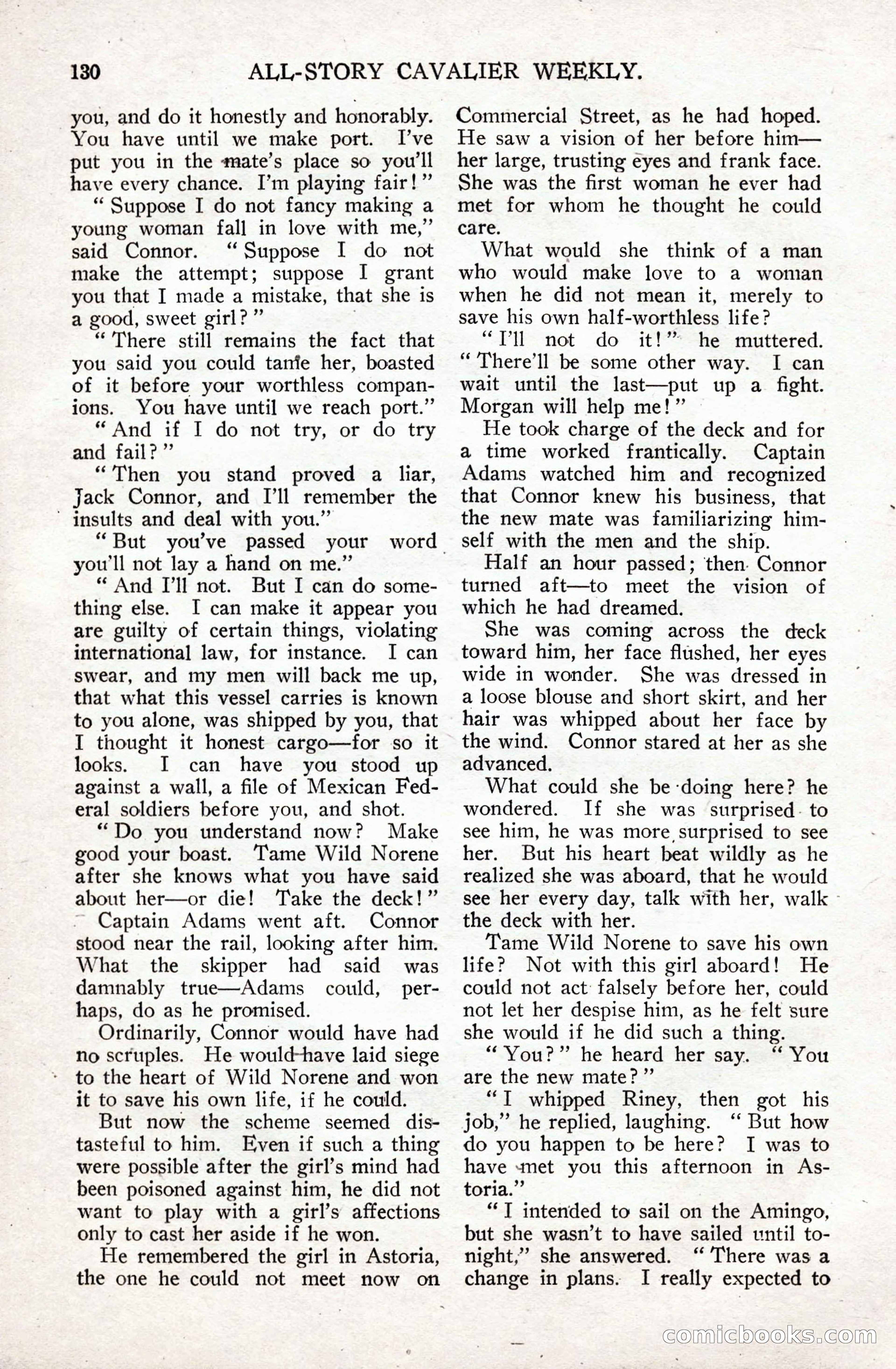 All-Story Cavalier Weekly, July 11, 1914 — page 136 of 216