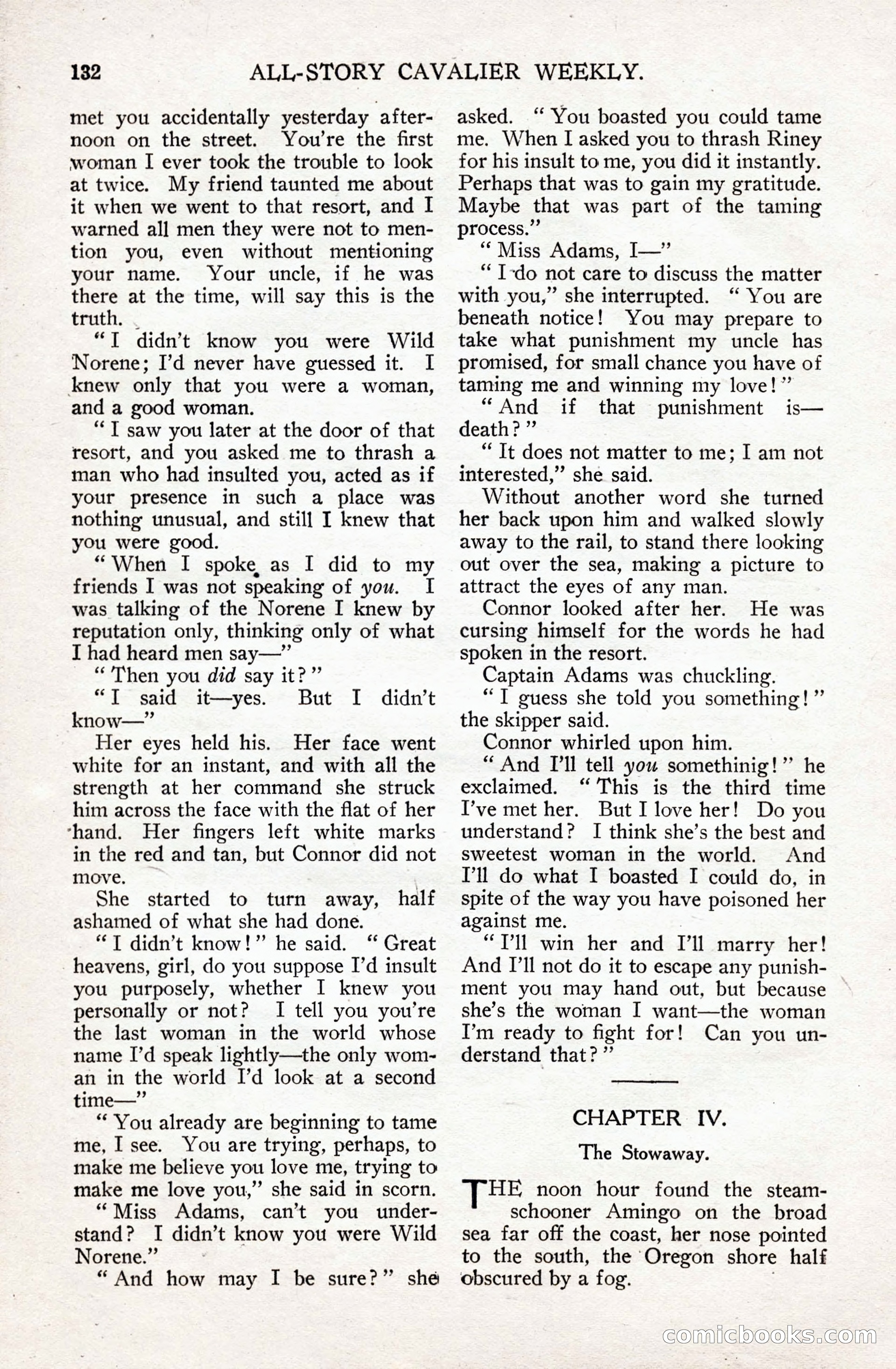 All-Story Cavalier Weekly, July 11, 1914 — page 138 of 216