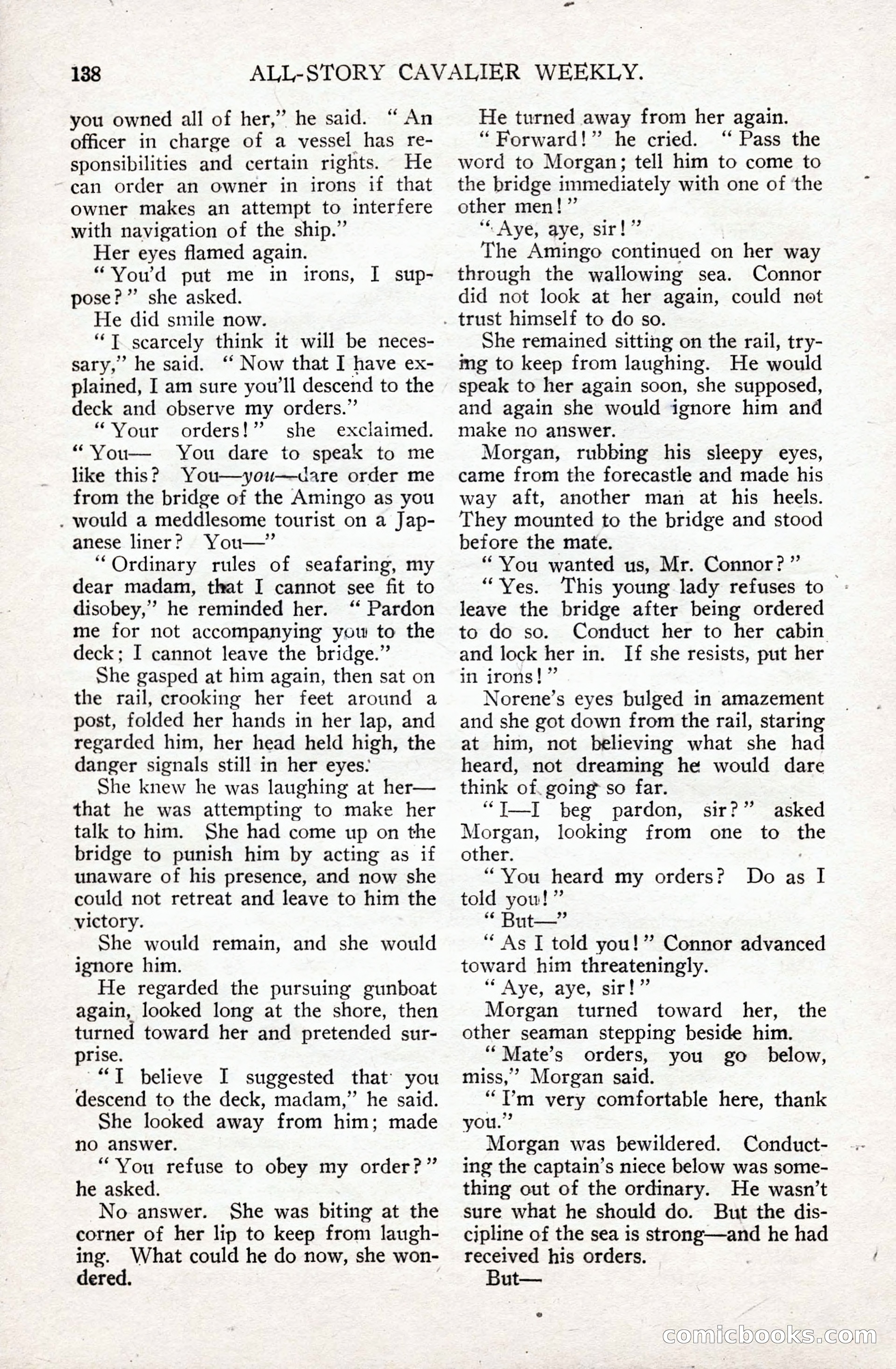 All-Story Cavalier Weekly, July 11, 1914 — page 144 of 216