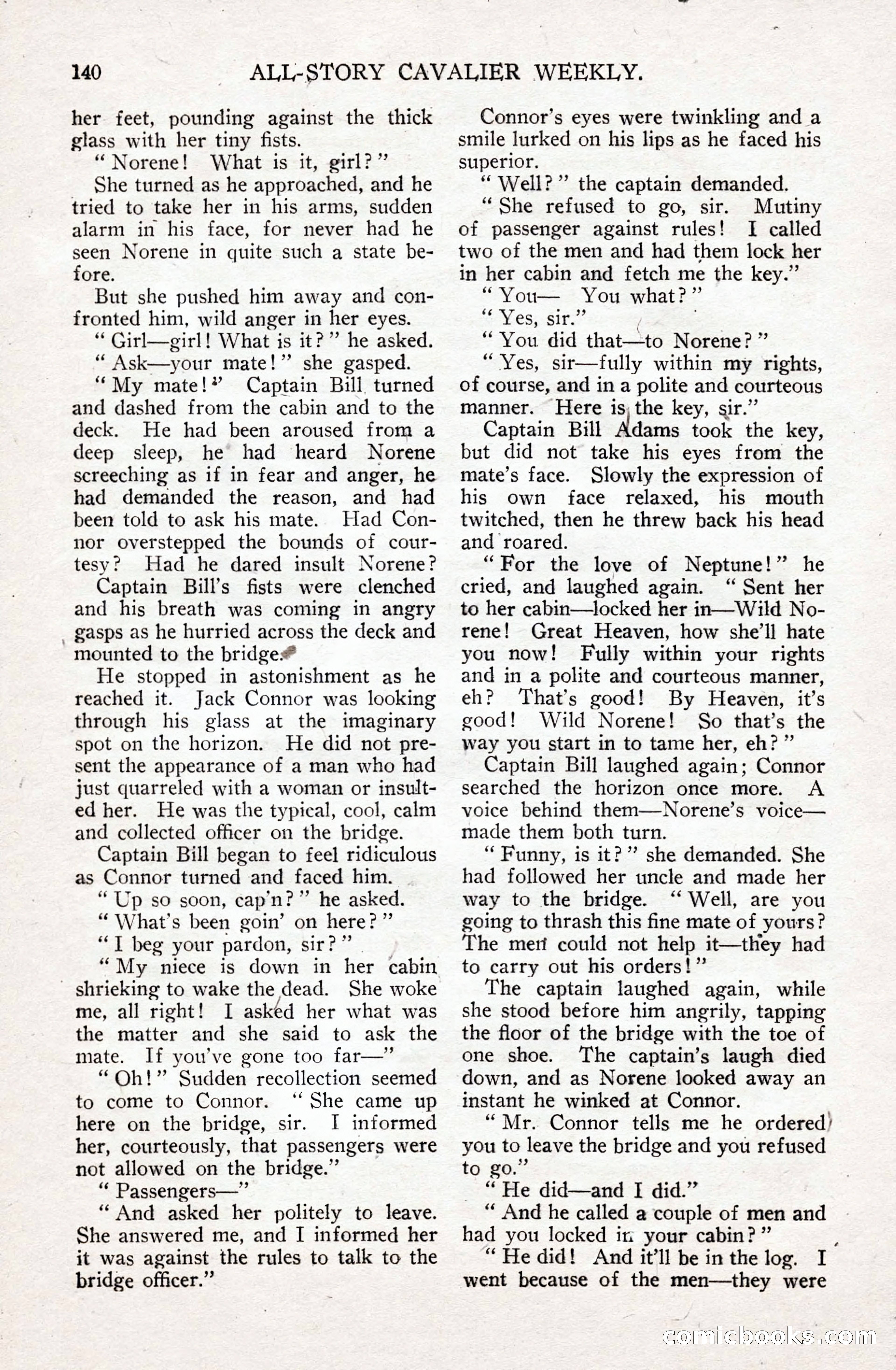 All-Story Cavalier Weekly, July 11, 1914 — page 146 of 216