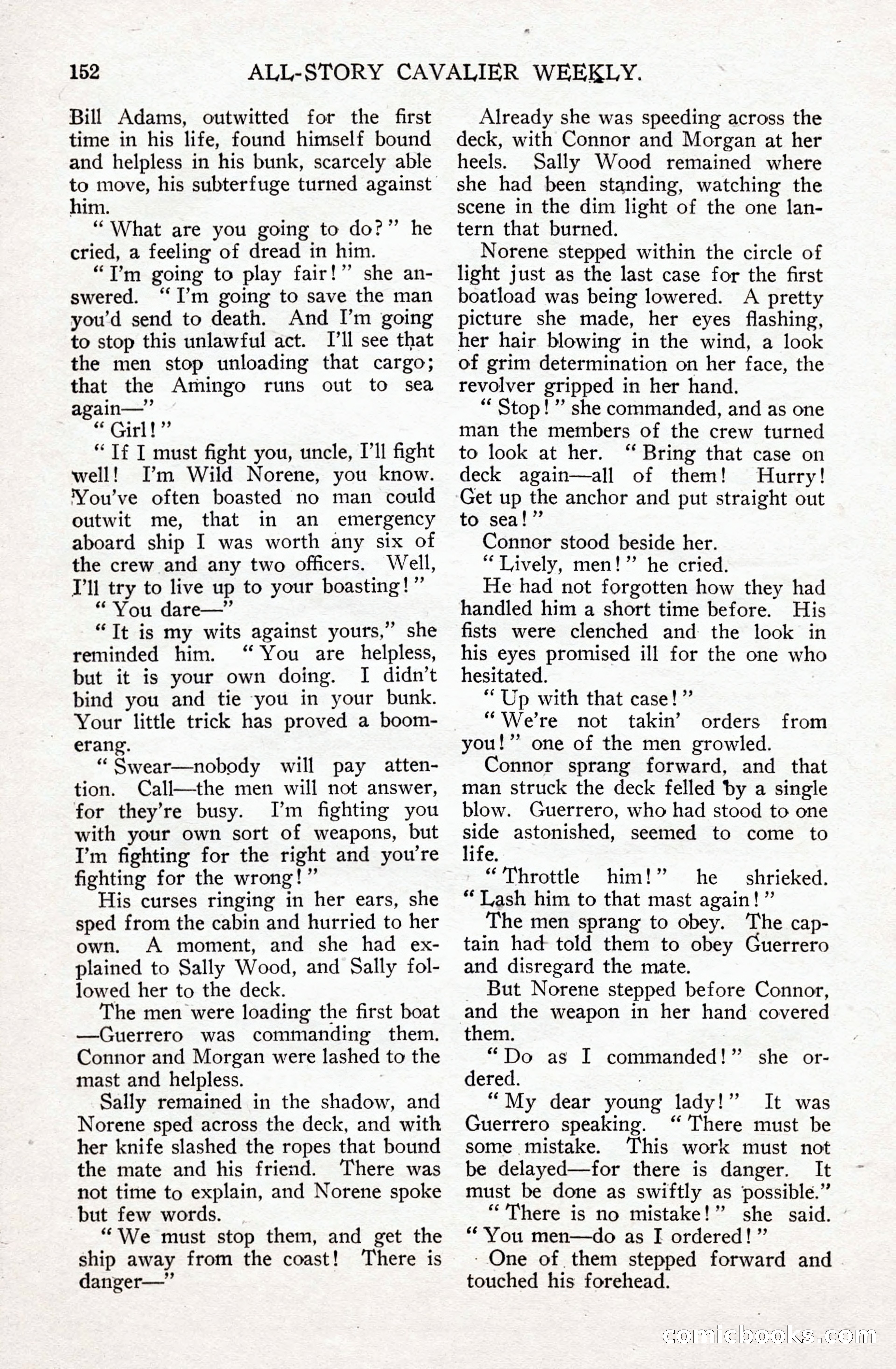 All-Story Cavalier Weekly, July 11, 1914 — page 158 of 216