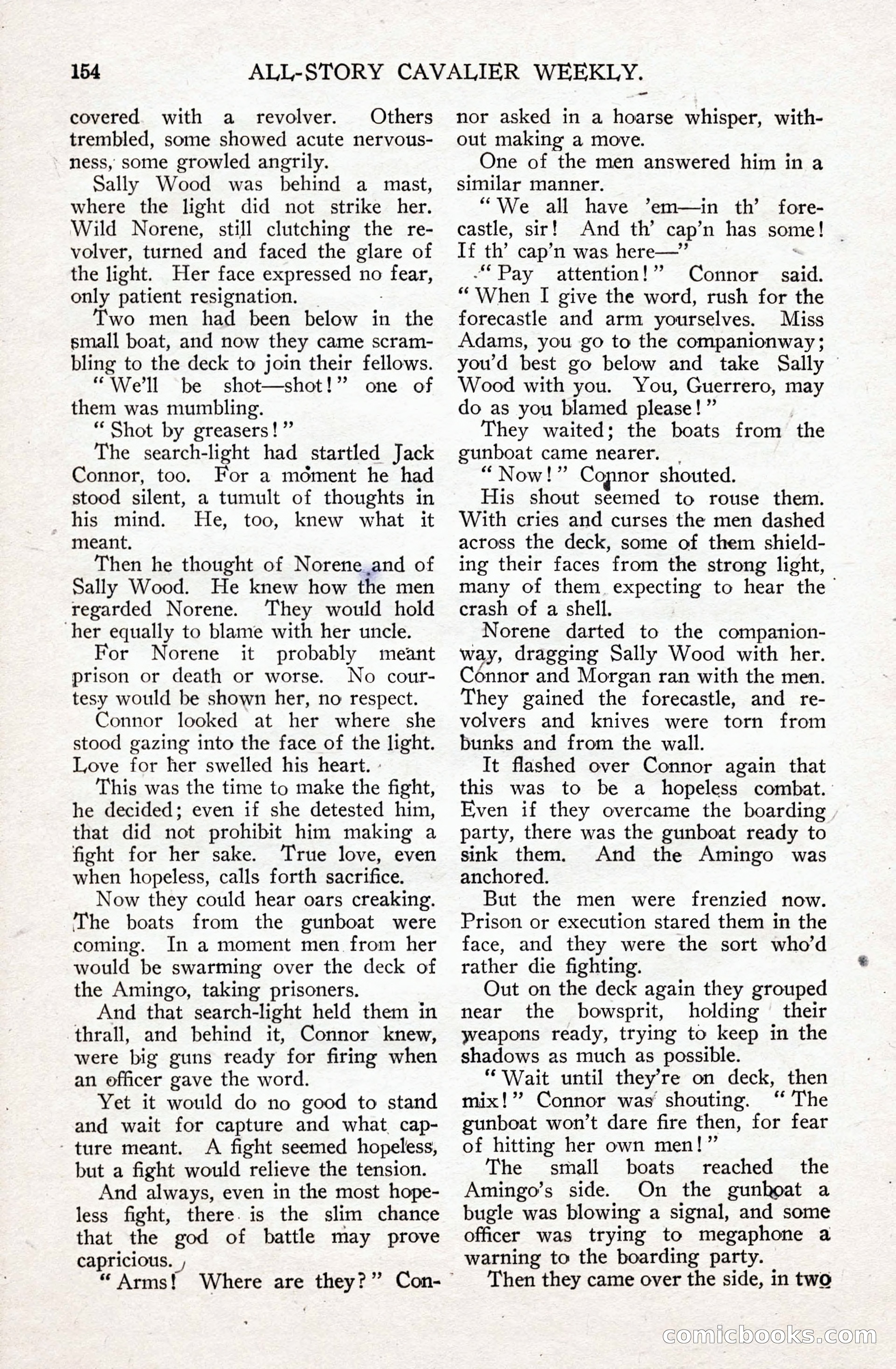 All-Story Cavalier Weekly, July 11, 1914 — page 160 of 216