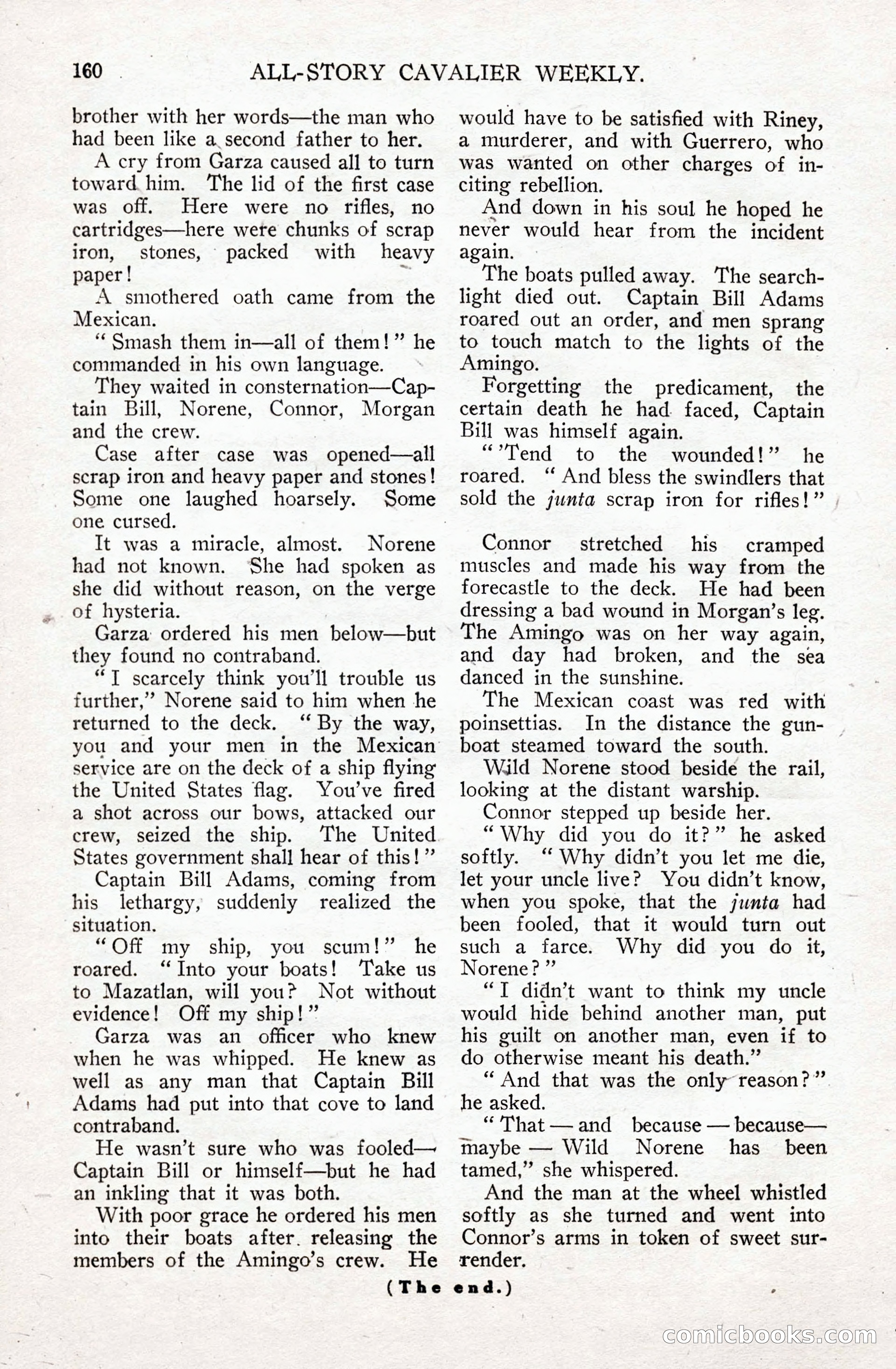 All-Story Cavalier Weekly, July 11, 1914 — page 166 of 216