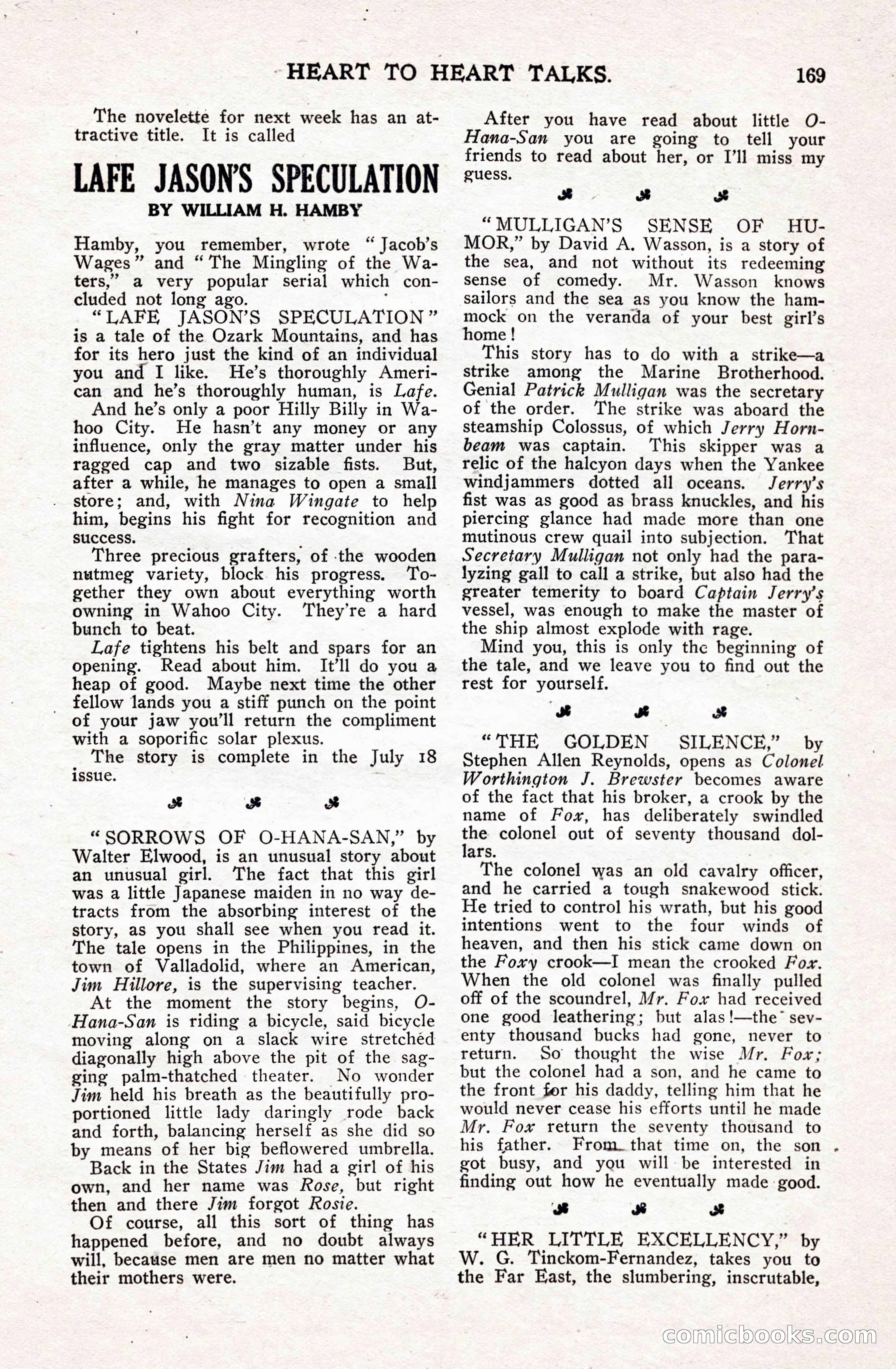 All-Story Cavalier Weekly, July 11, 1914 — page 175 of 216