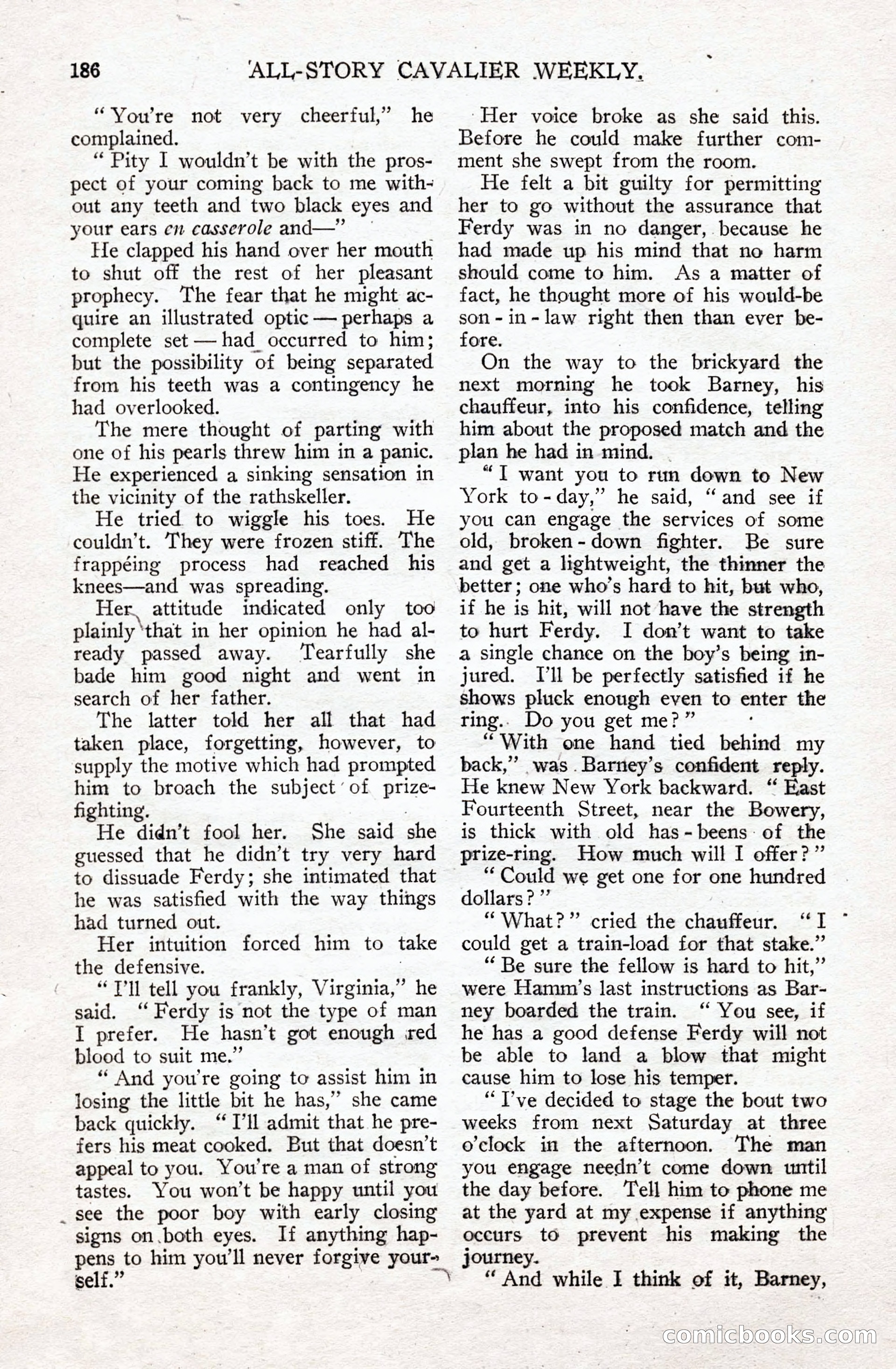 All-Story Cavalier Weekly, July 11, 1914 — page 192 of 216