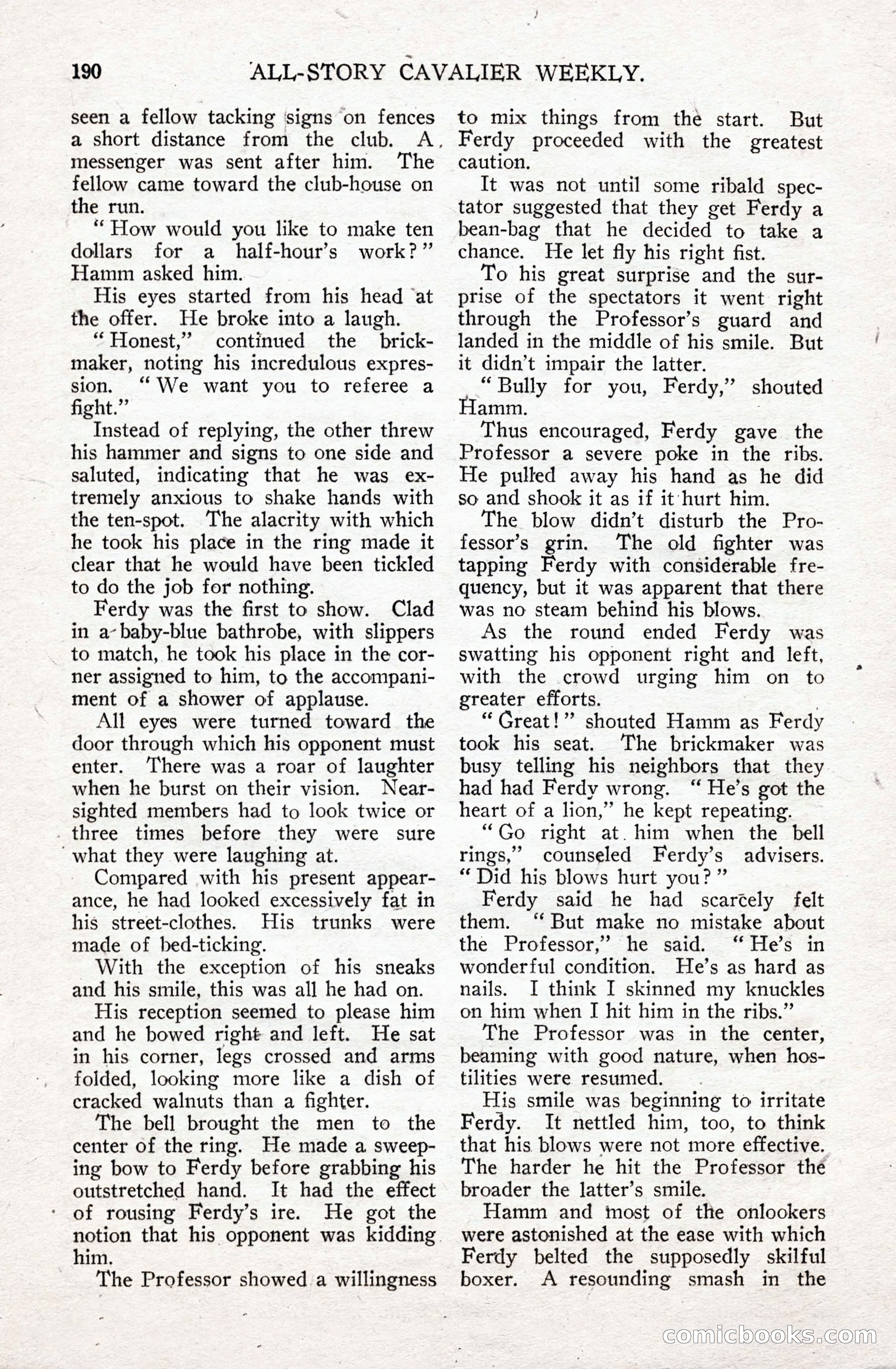 All-Story Cavalier Weekly, July 11, 1914 — page 196 of 216