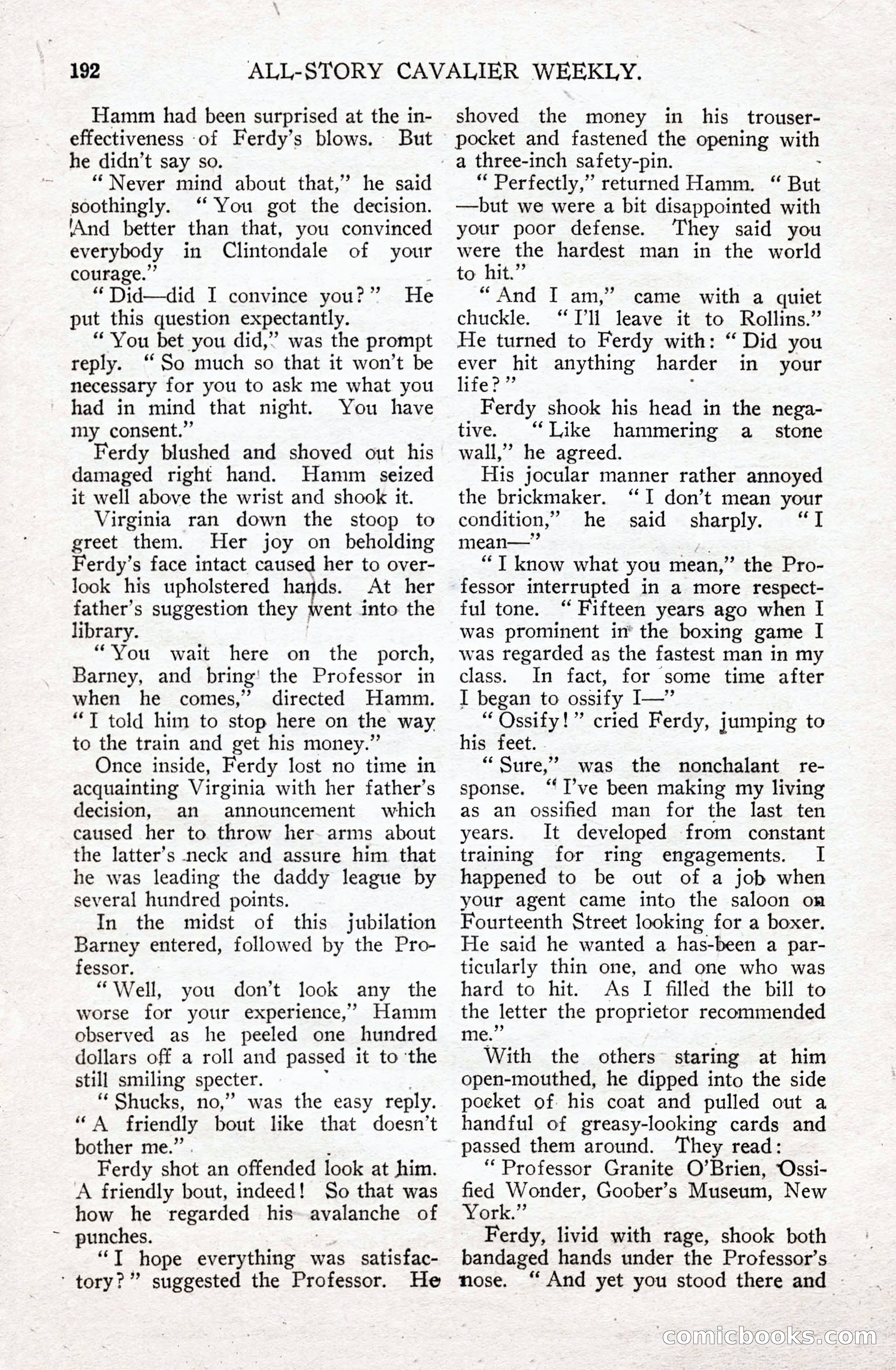 All-Story Cavalier Weekly, July 11, 1914 — page 198 of 216