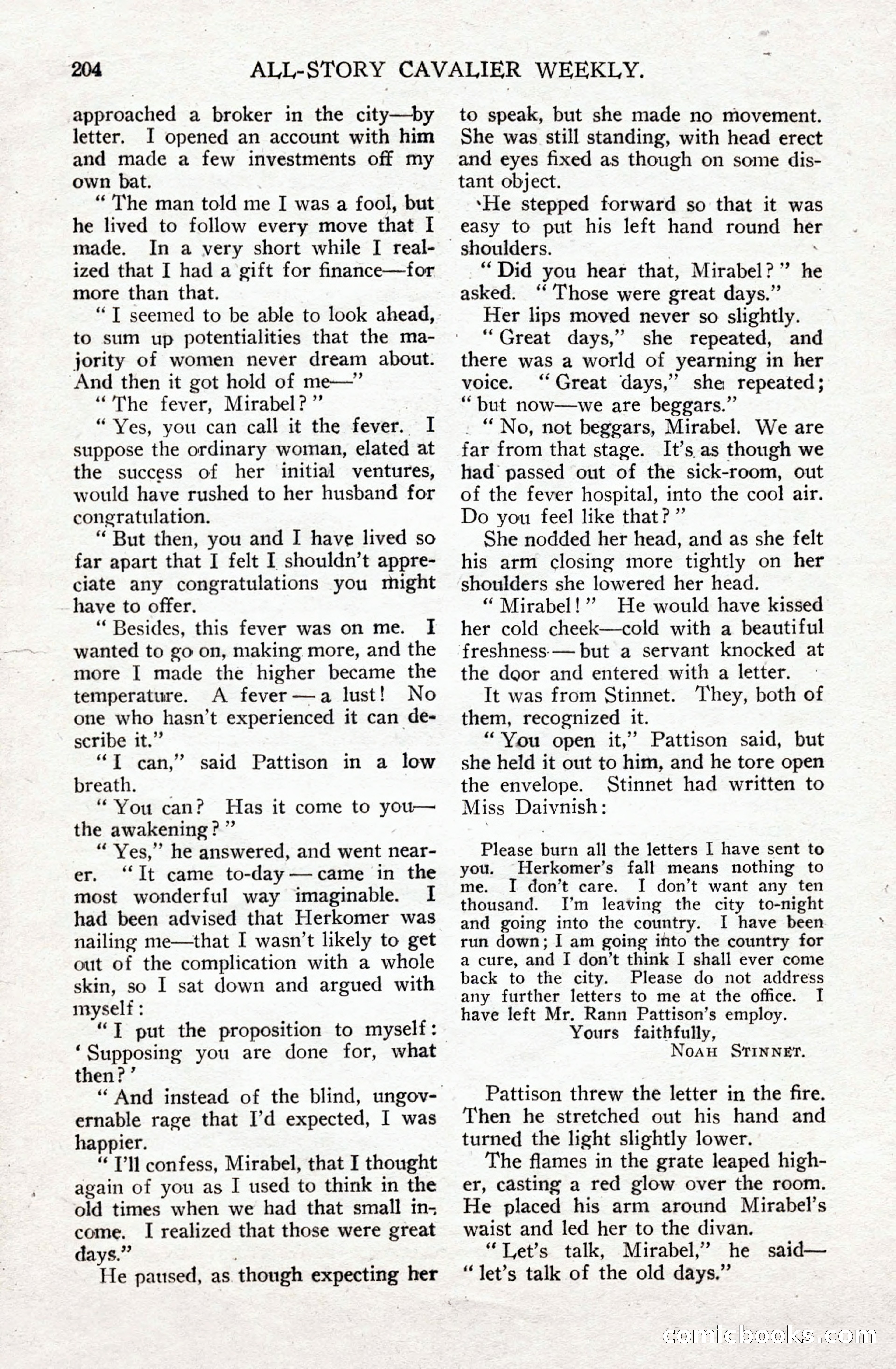 All-Story Cavalier Weekly, July 11, 1914 — page 210 of 216