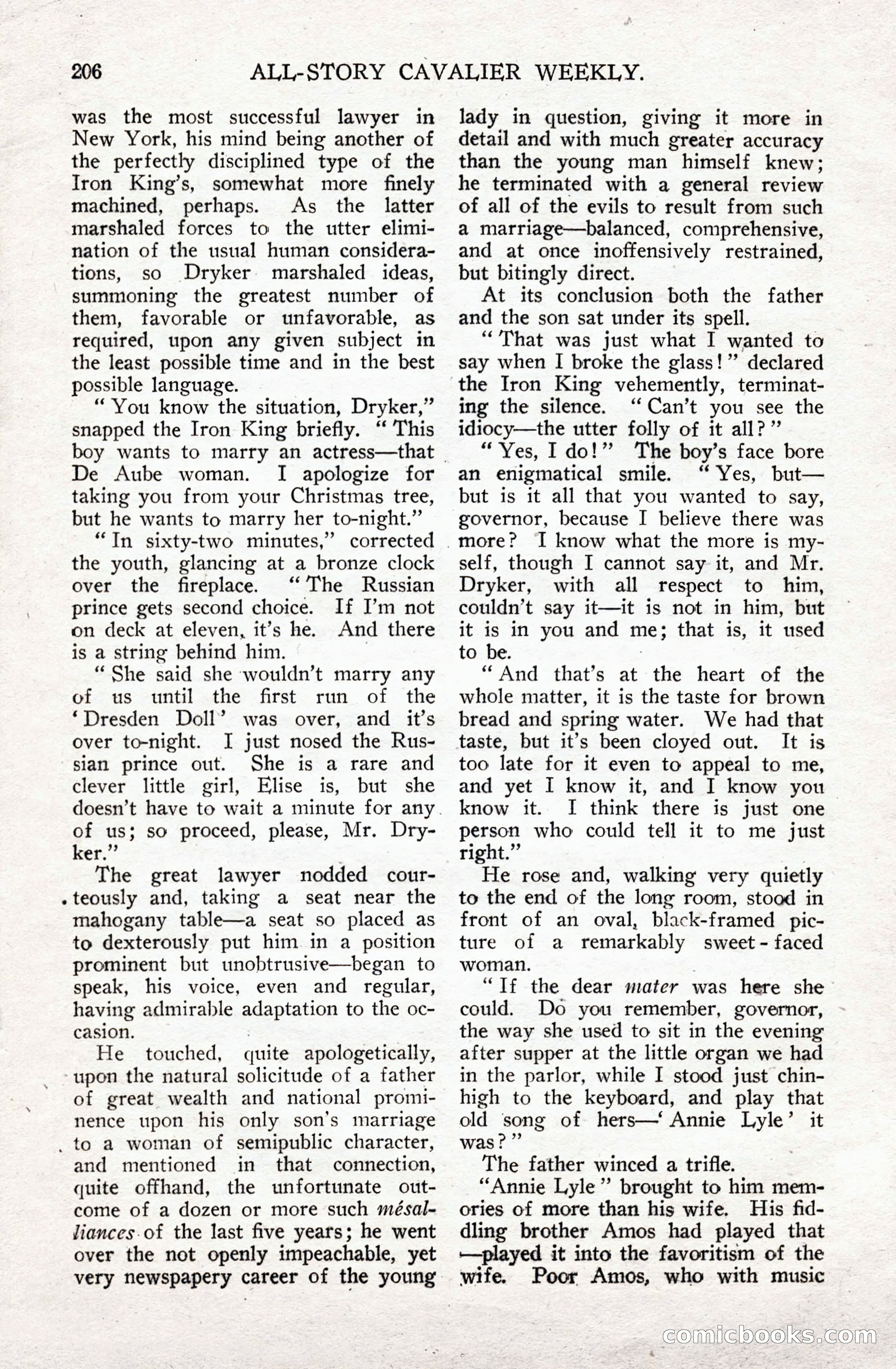 All-Story Cavalier Weekly, July 11, 1914 — page 212 of 216
