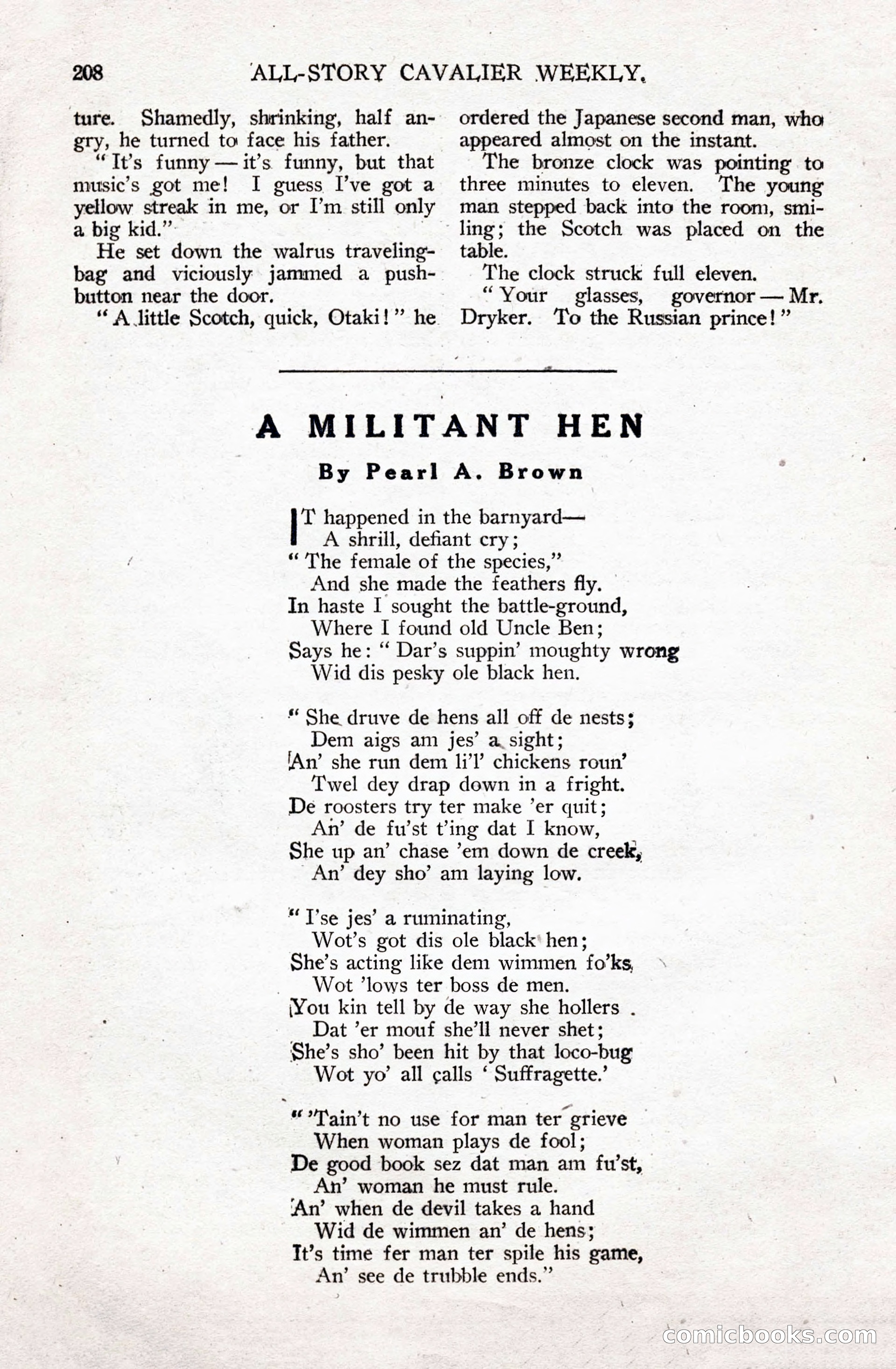 All-Story Cavalier Weekly, July 11, 1914 — page 214 of 216