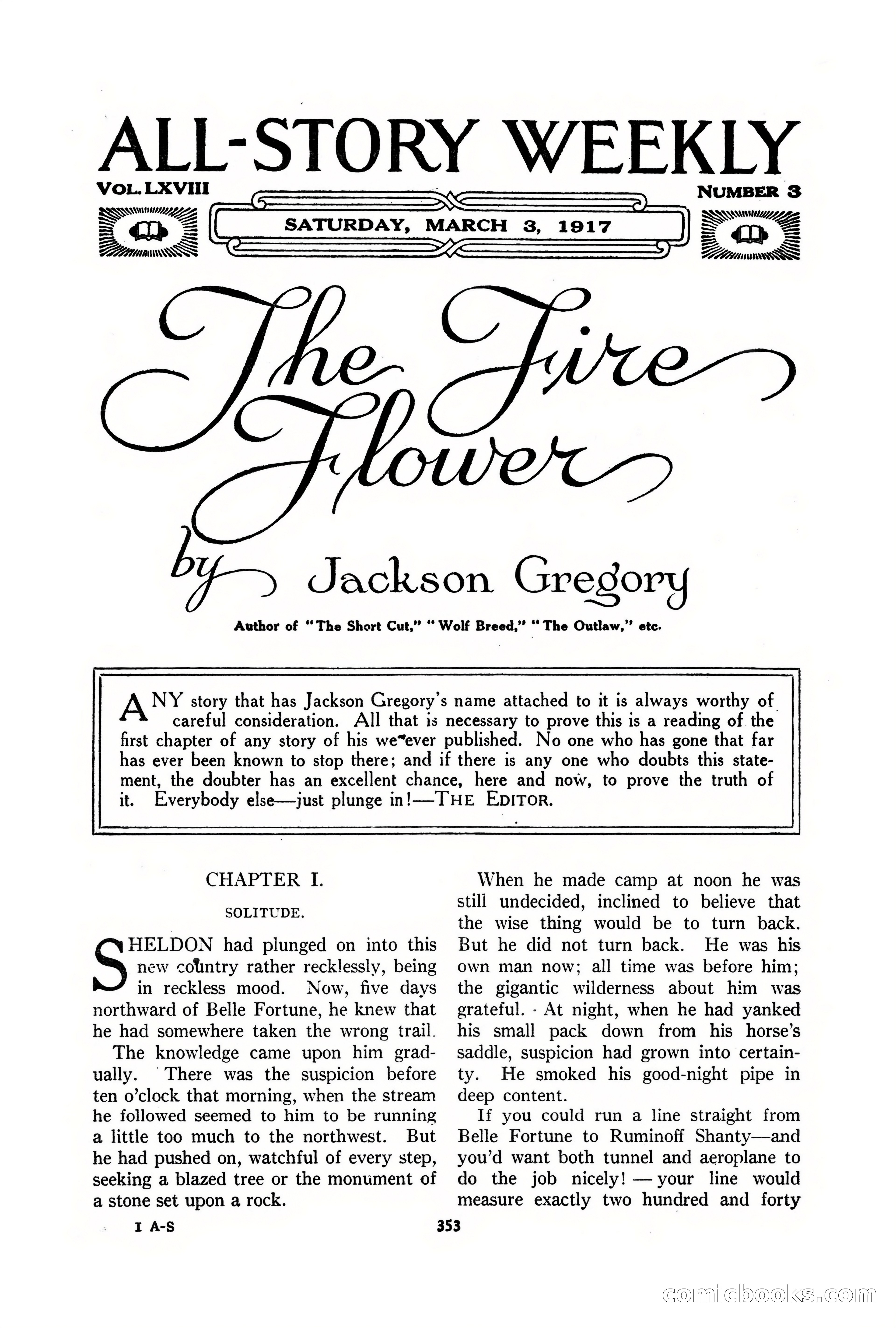 All-Story Weekly, Vol. 68, No. 3 — page 11 of 192