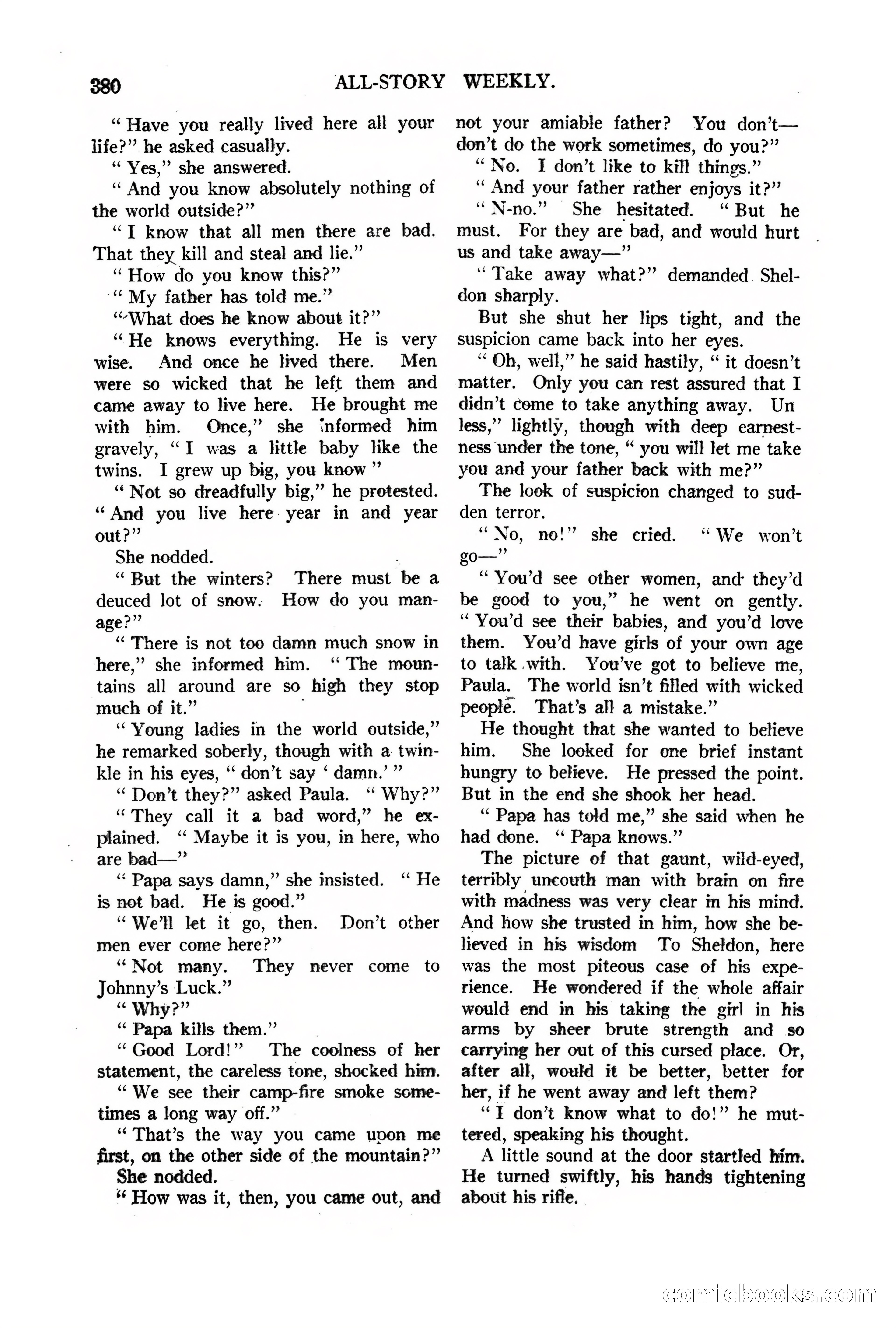 All-Story Weekly, Vol. 68, No. 3 — page 38 of 192