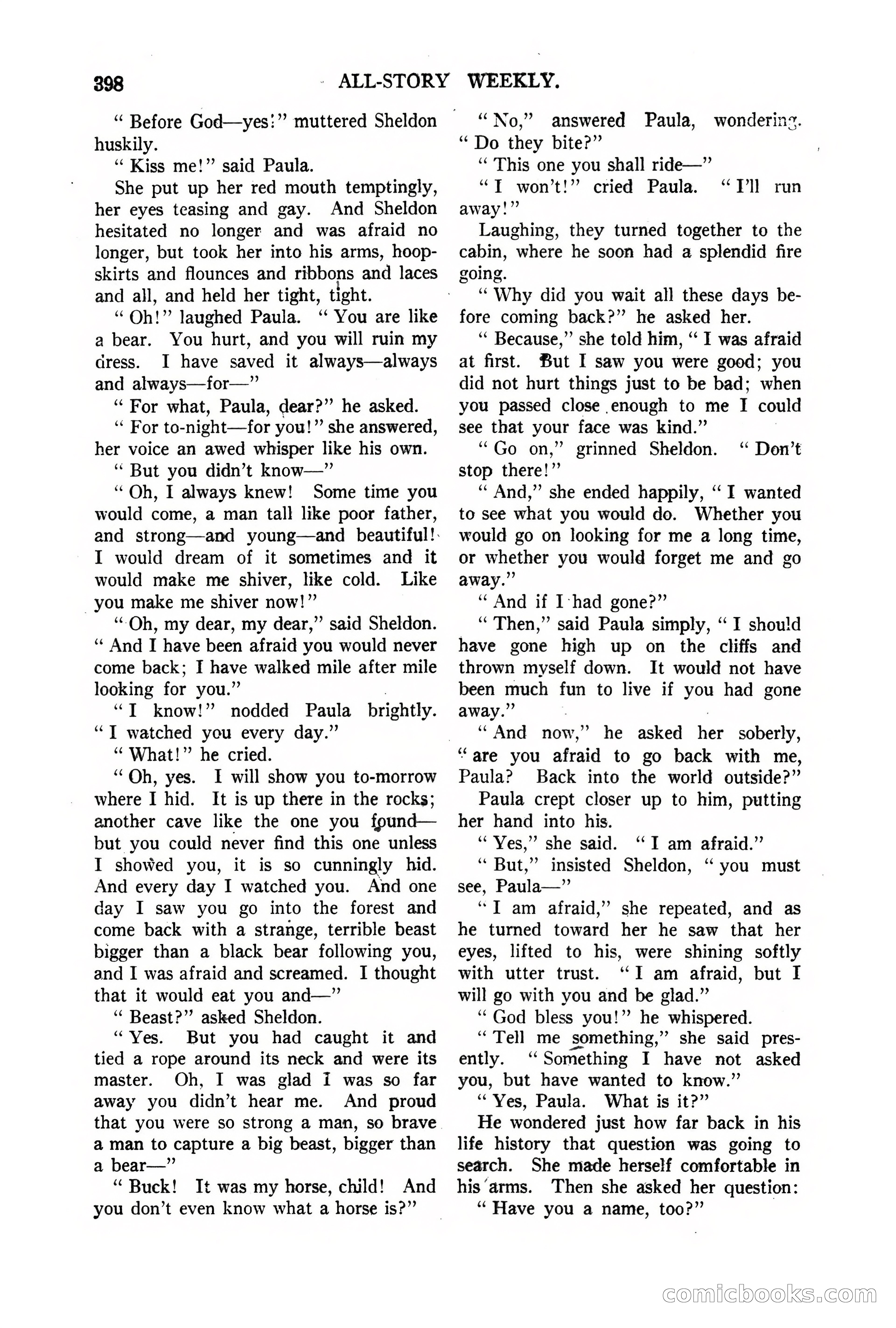 All-Story Weekly, Vol. 68, No. 3 — page 56 of 192