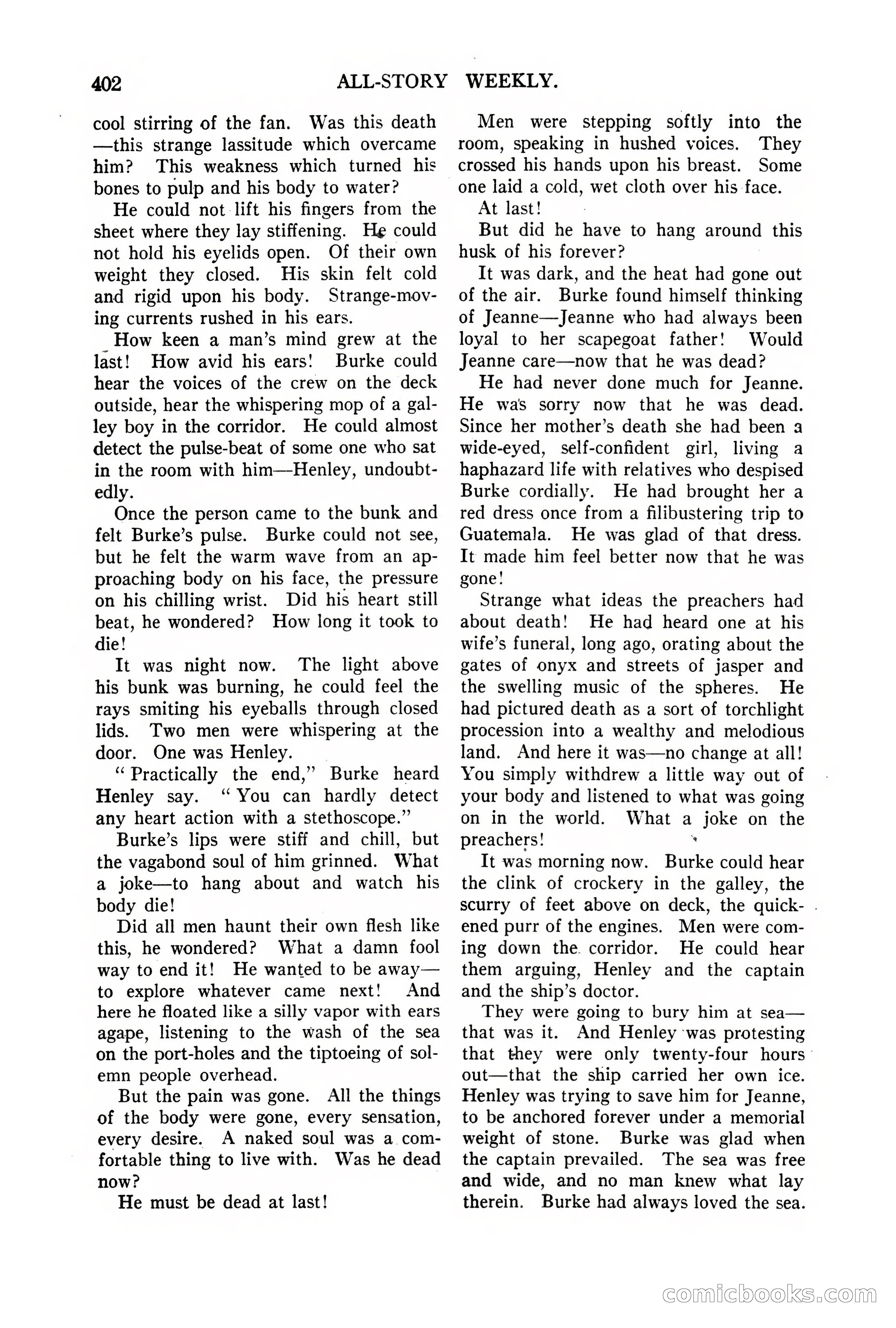 All-Story Weekly, Vol. 68, No. 3 — page 60 of 192